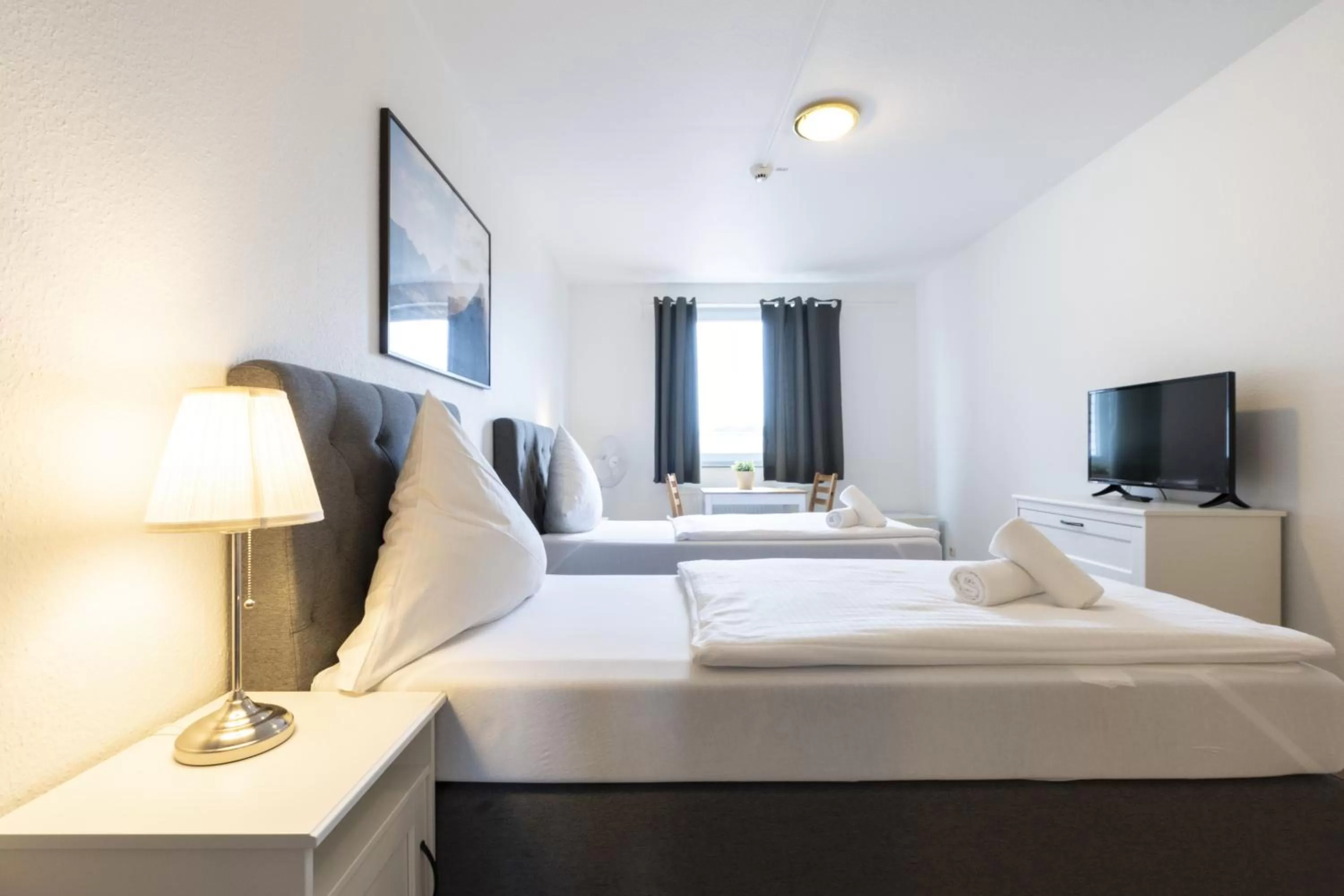 Bed in Hotel Bergheim