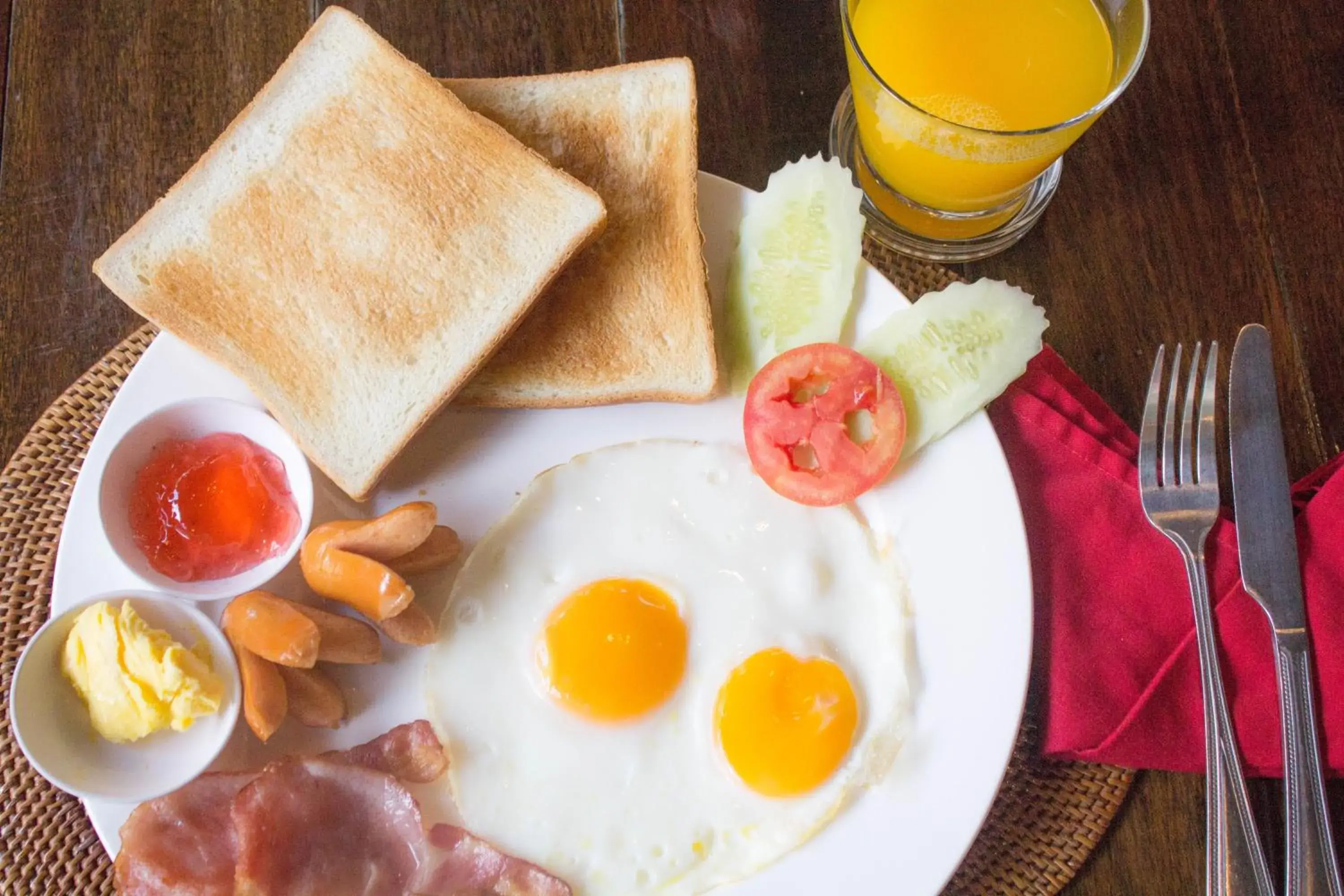 Continental breakfast, Breakfast in Sawasdee House
