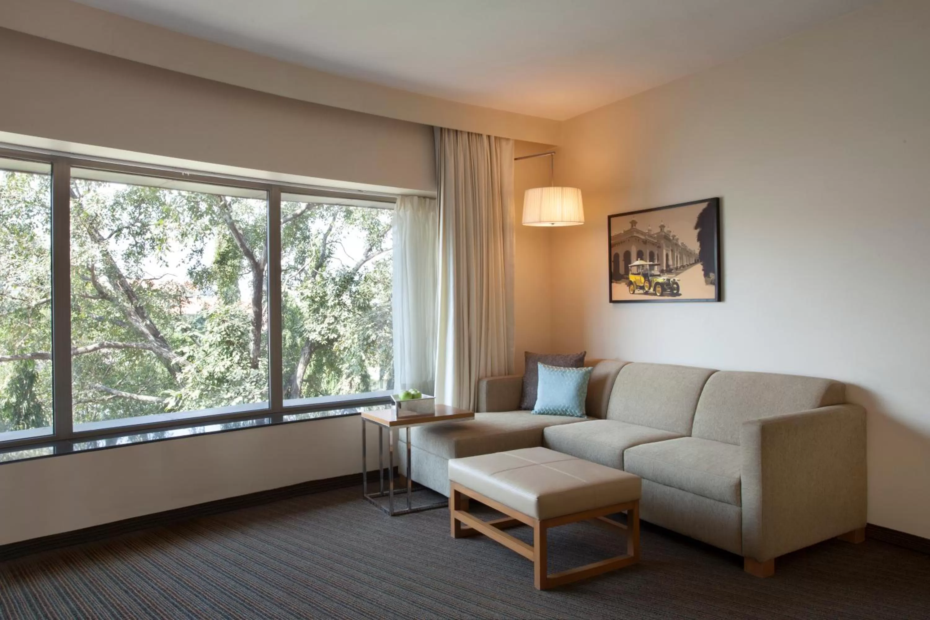 Living room in Hyatt Place Hyderabad Banjara Hills