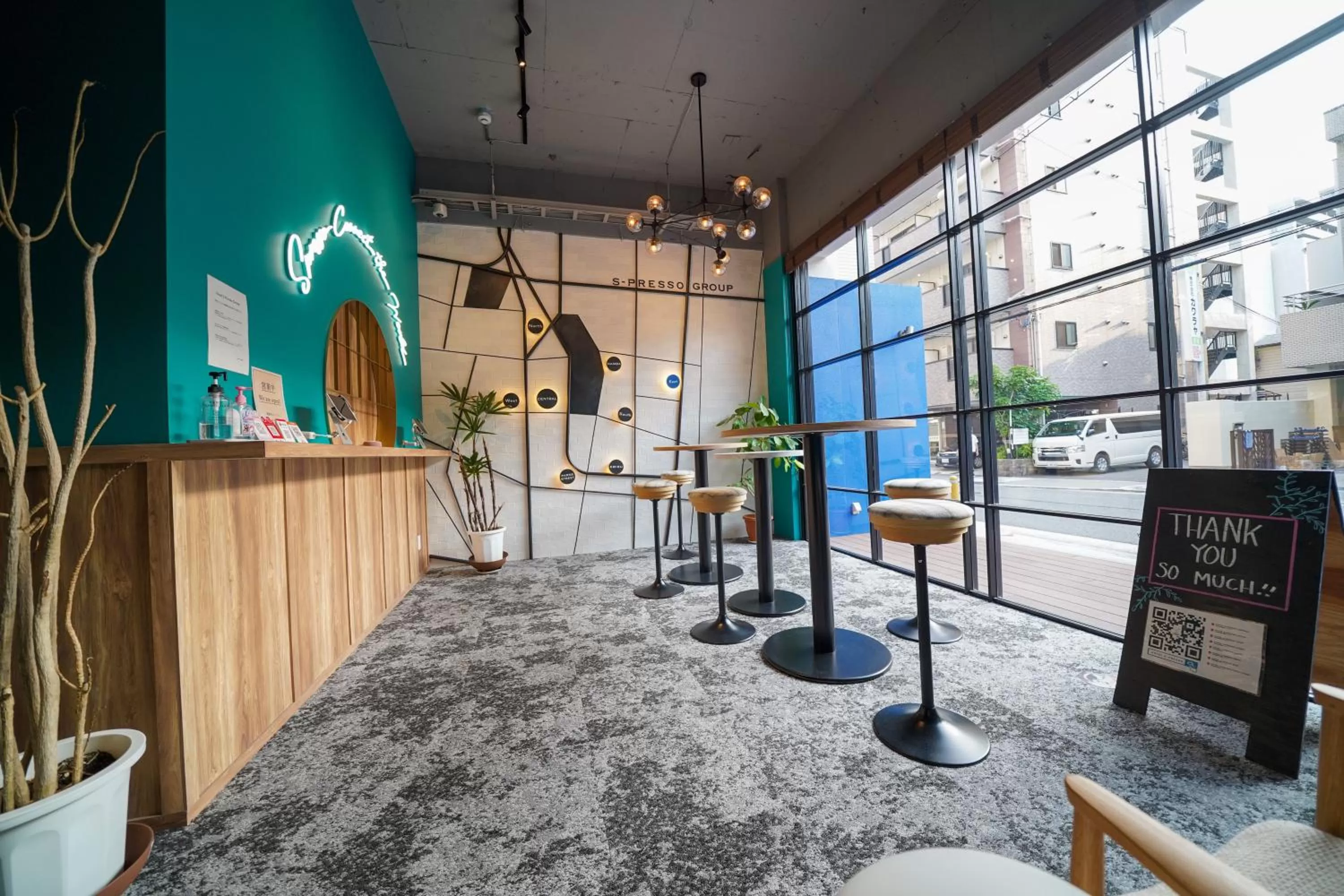 Lobby or reception in Hotel S-Presso East