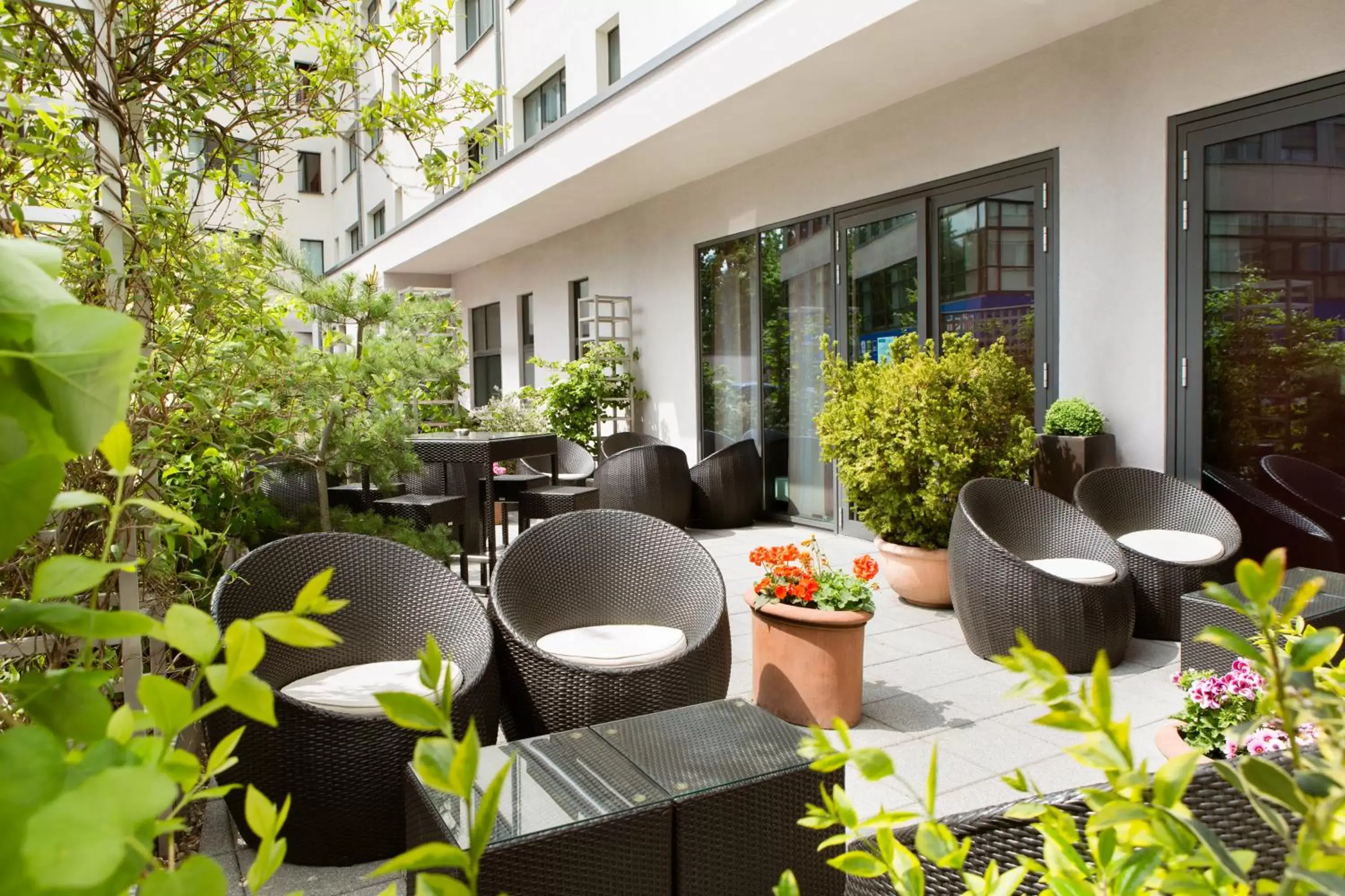 Balcony/Terrace in Novotel Suites Berlin City Potsdamer Platz