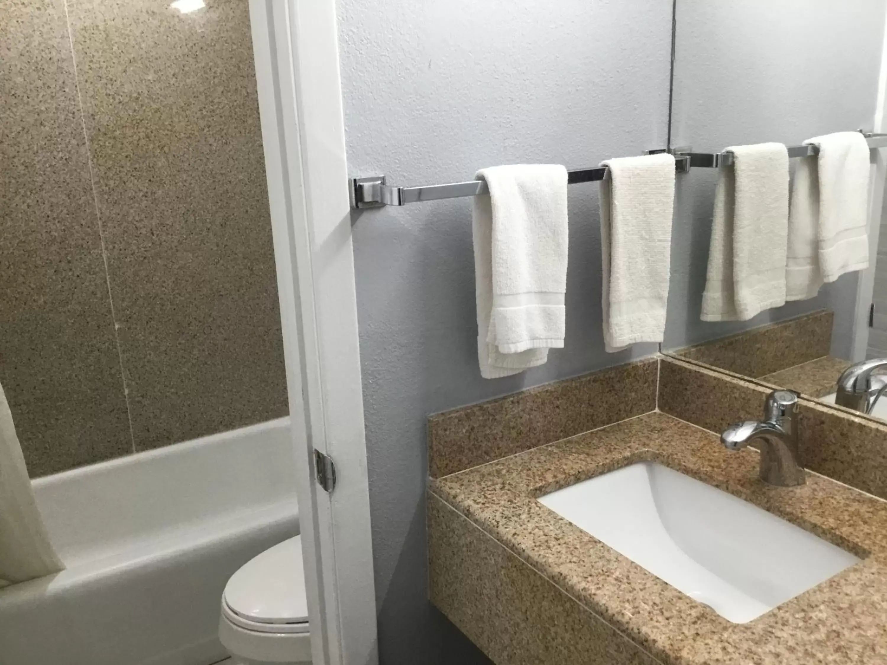 Bathroom in Budget Inn Plainview