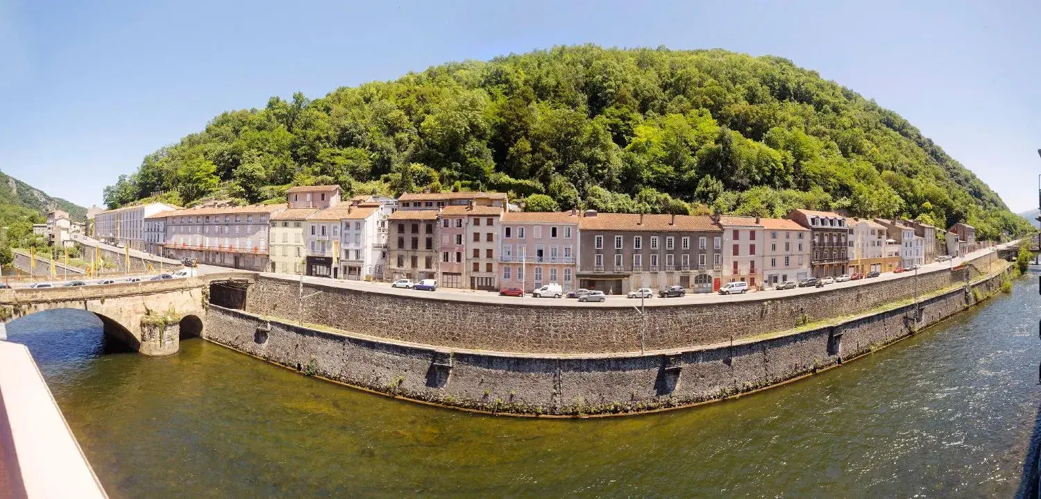 River view, Bird's-eye View in Hôtel Le Lons