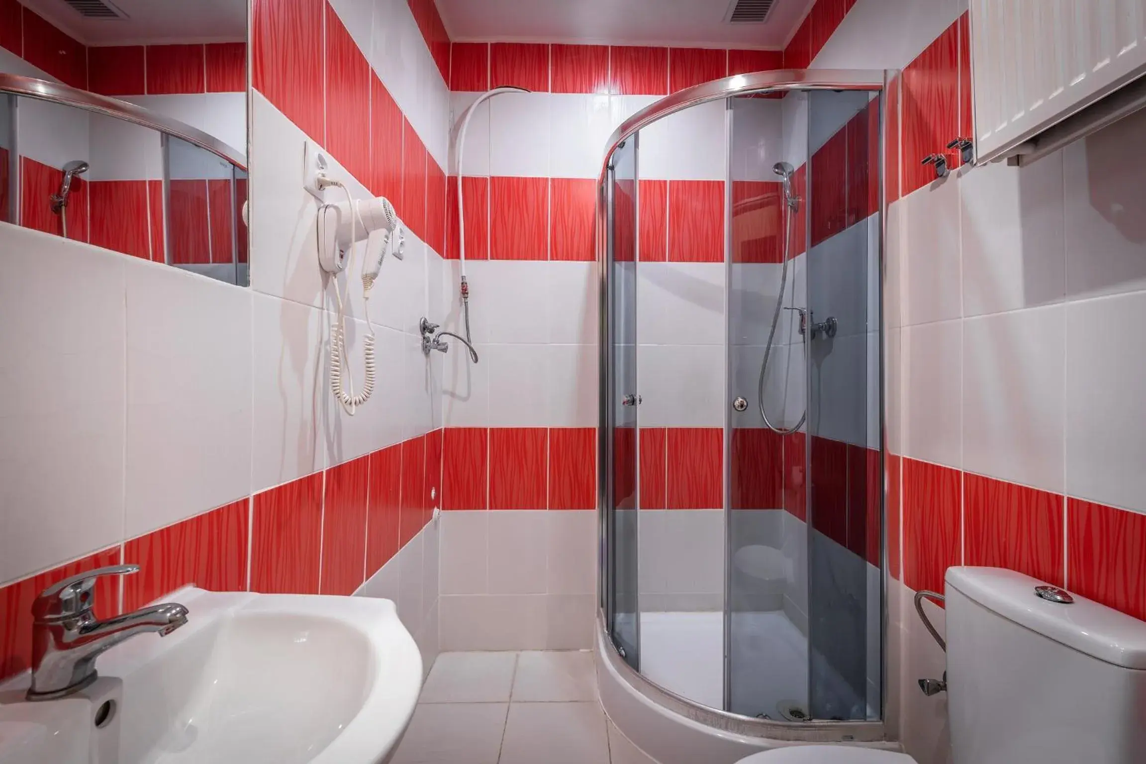 Shower, Bathroom in Queen Apartments