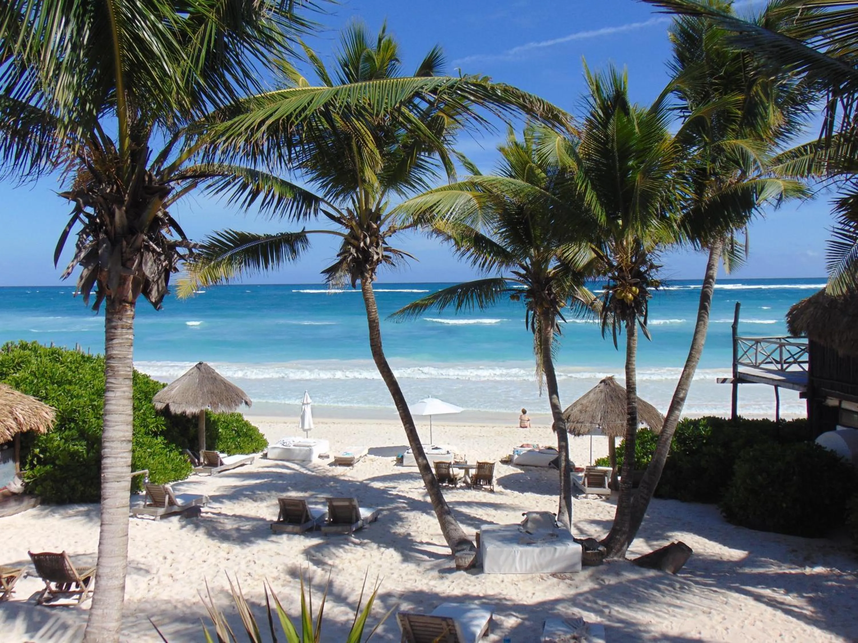 Beach in LUV Tulum