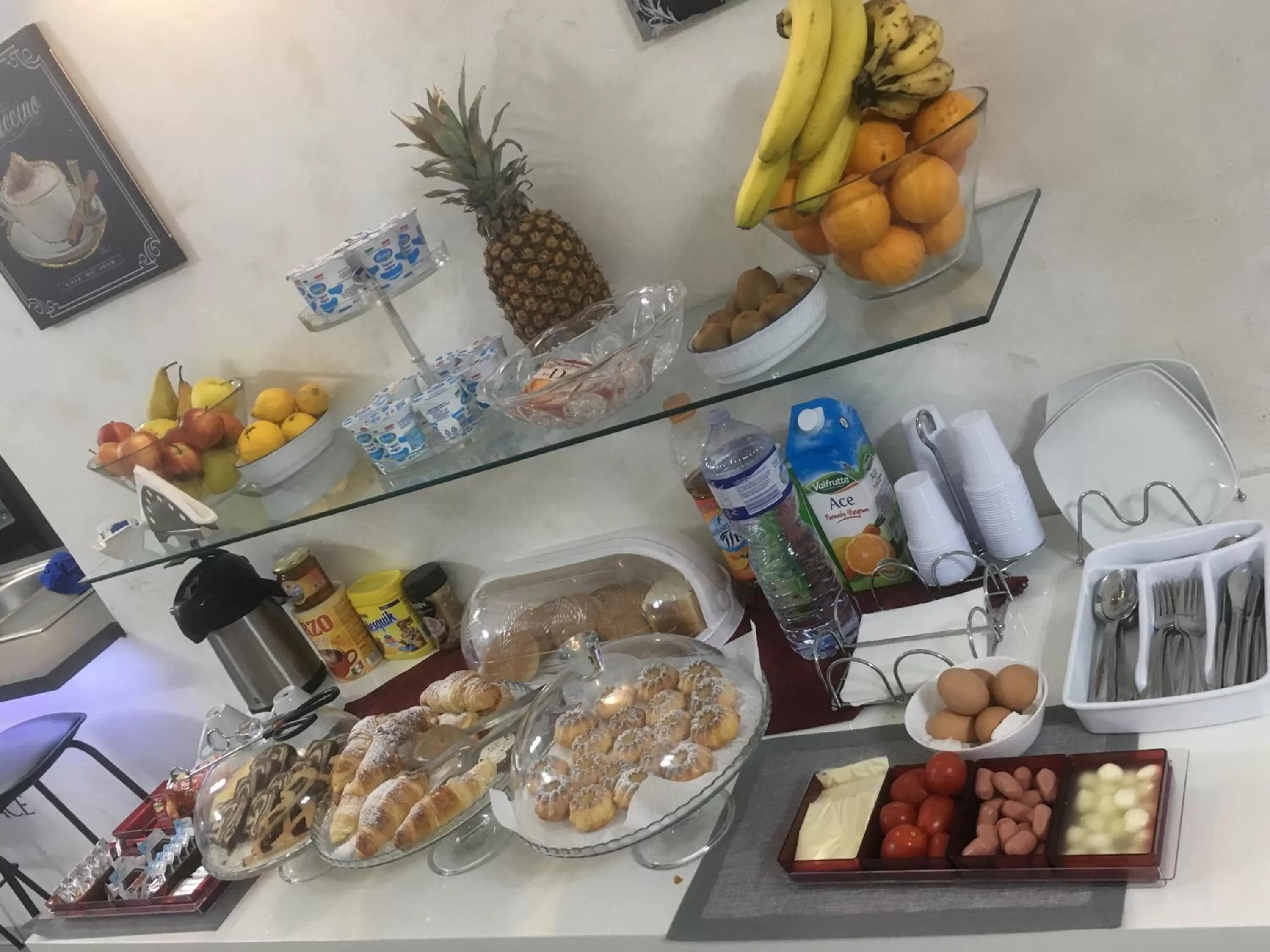 Buffet breakfast in B&B Etnea Palace