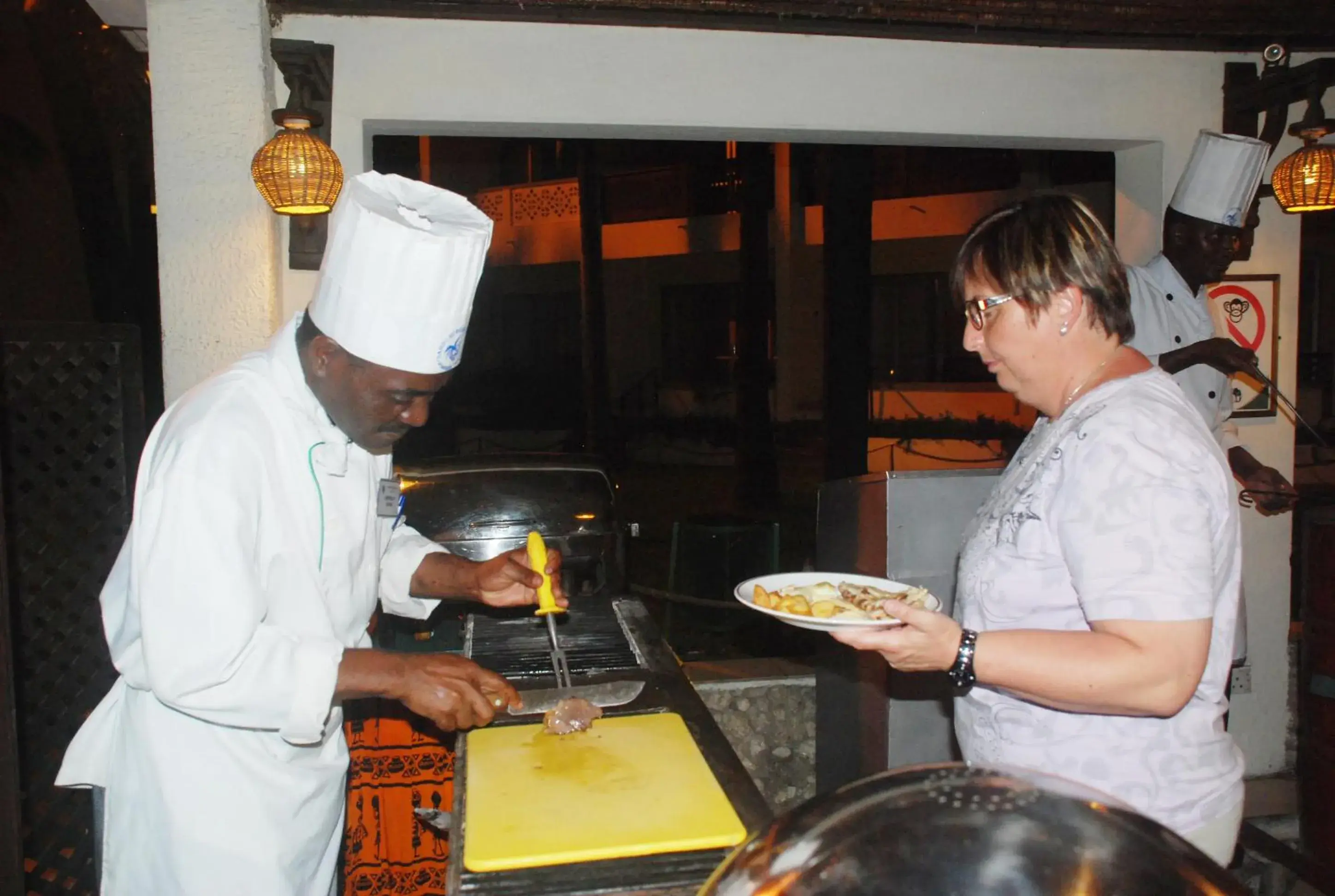 Dining area in Bamburi Beach Hotel