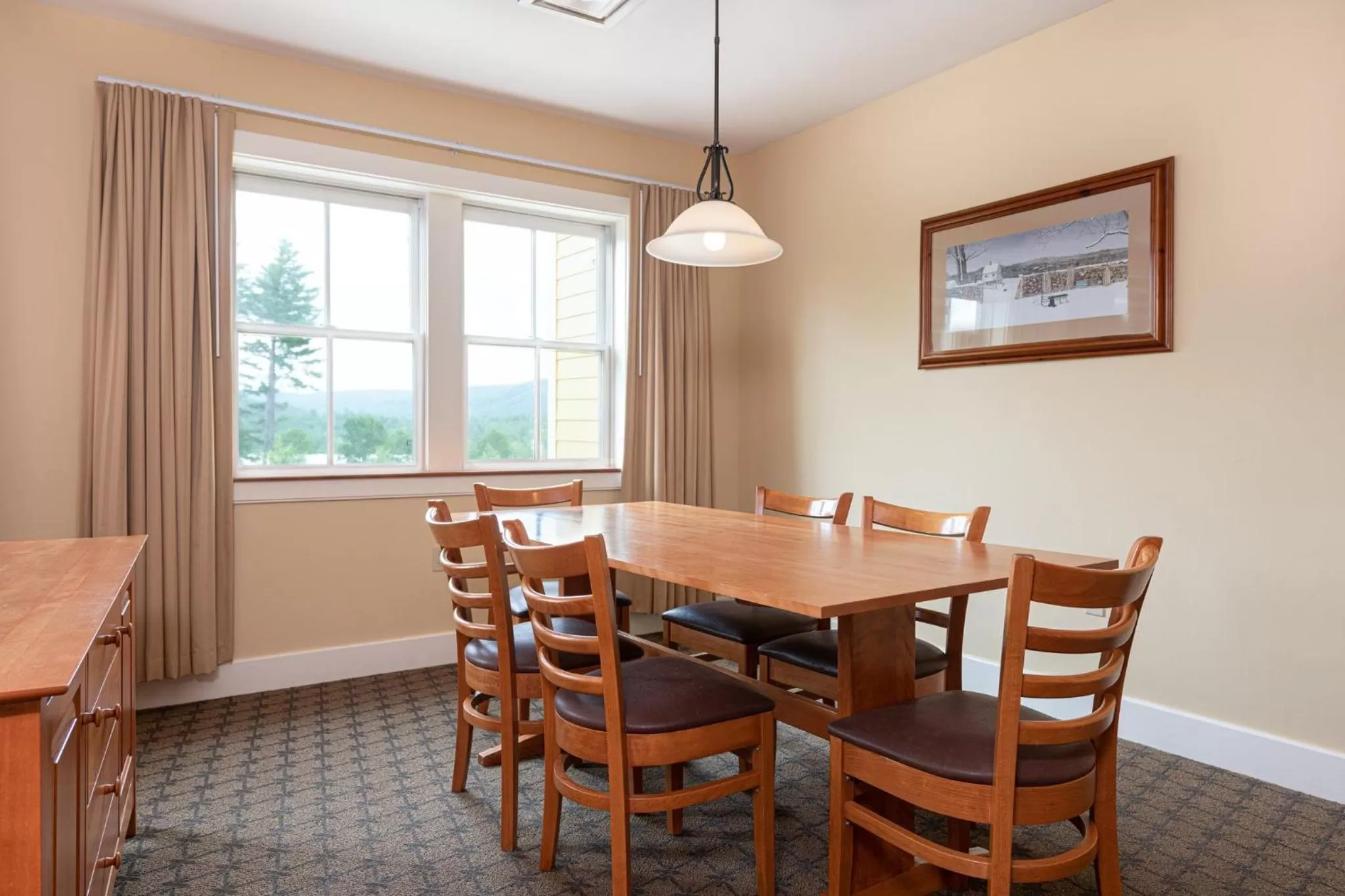 Living room in Jackson Gore Village on Okemo Mountain