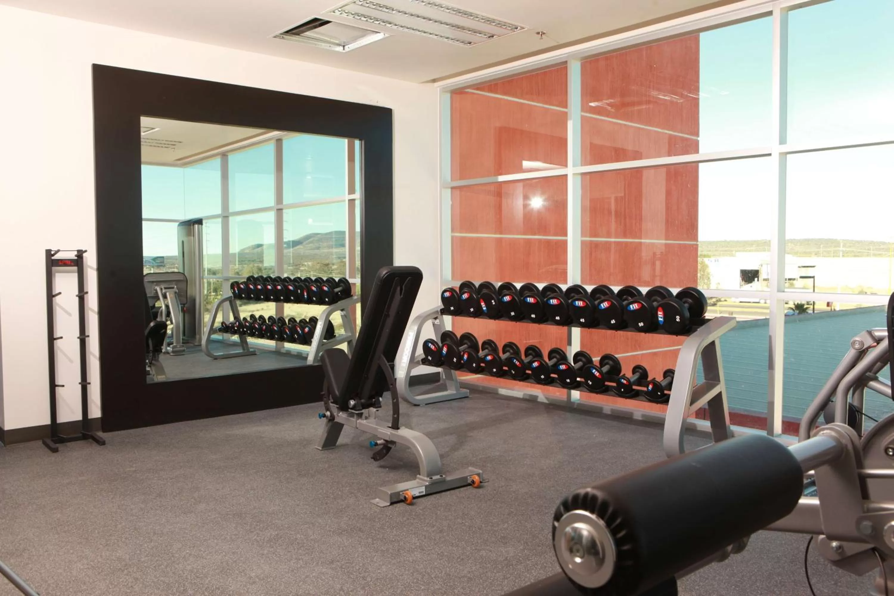 Fitness centre/facilities in Hampton Inn & Suites by Hilton Aguascalientes Aeropuerto