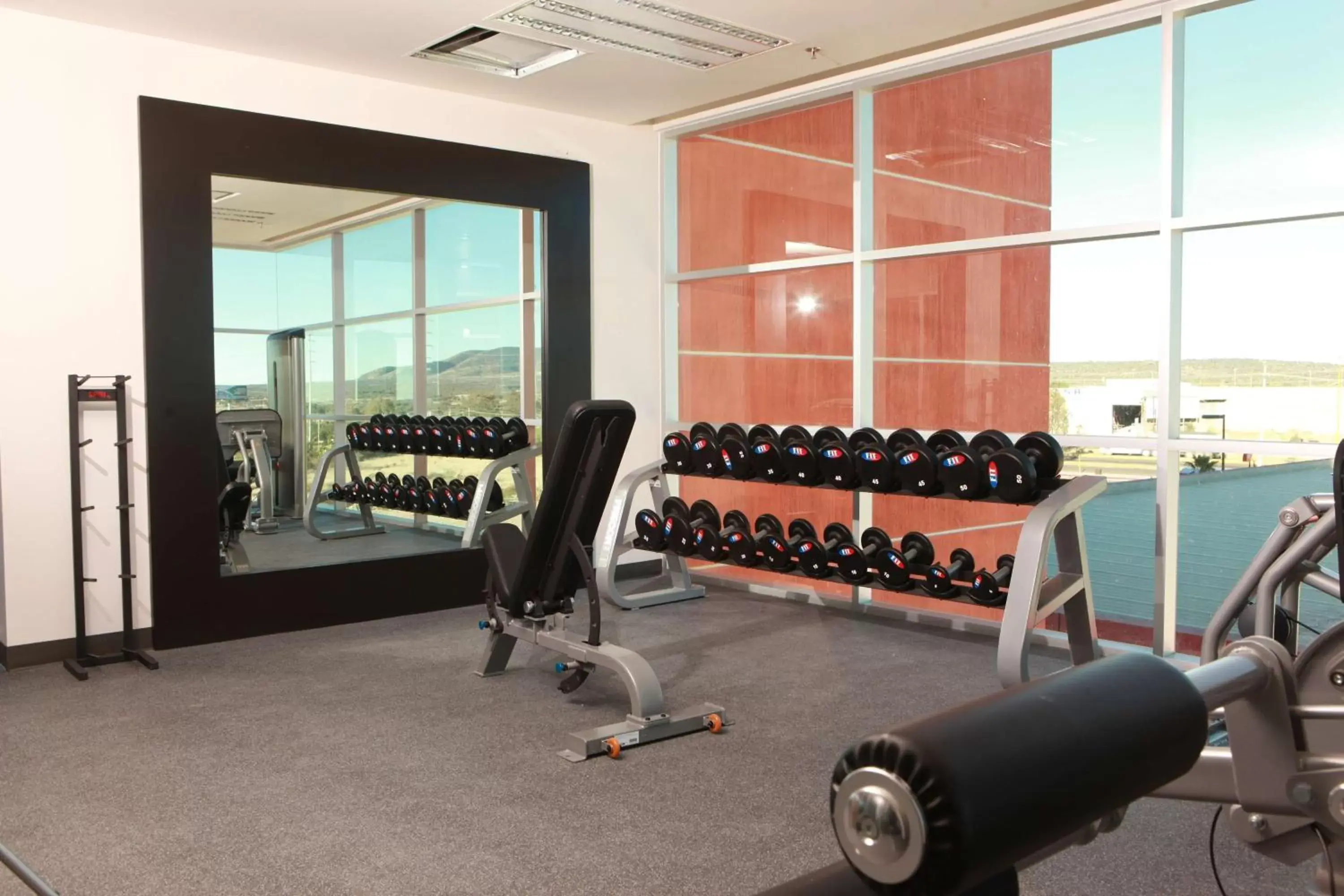 Fitness centre/facilities, Fitness Center/Facilities in Hampton Inn & Suites by Hilton Aguascalientes Aeropuerto