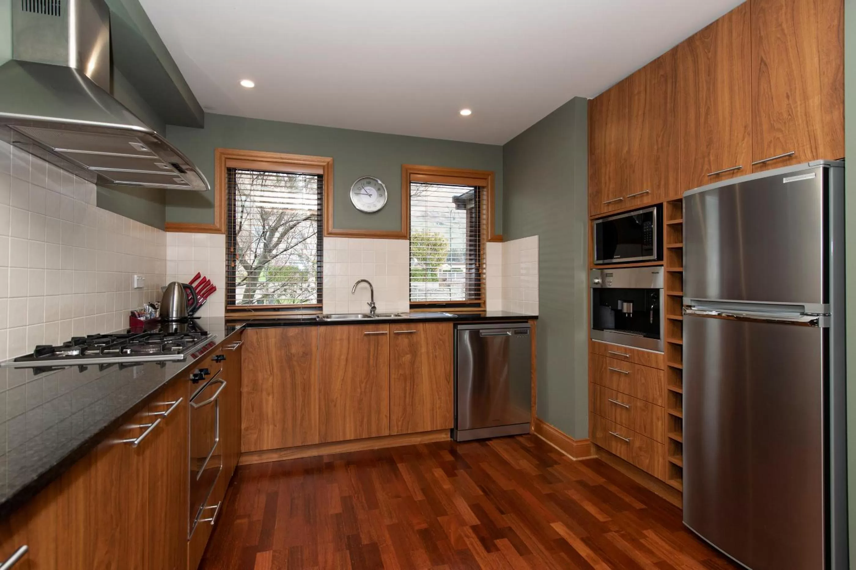 Kitchen or kitchenette in Wanaka Luxury Apartments
