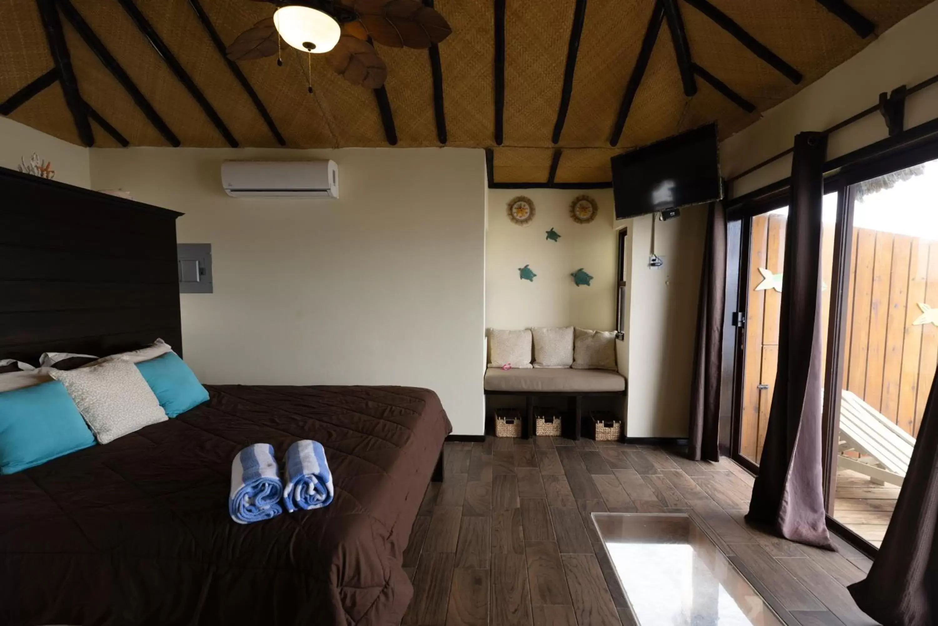 Bedroom, Bed in Lina Point Belize Overwater Resort