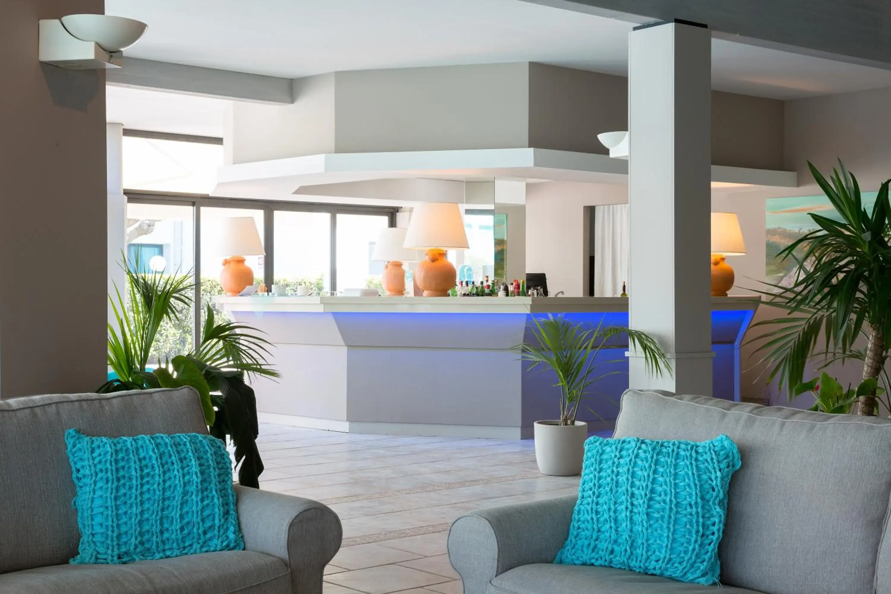Lounge or bar, Lobby/Reception in Acacia Marina
