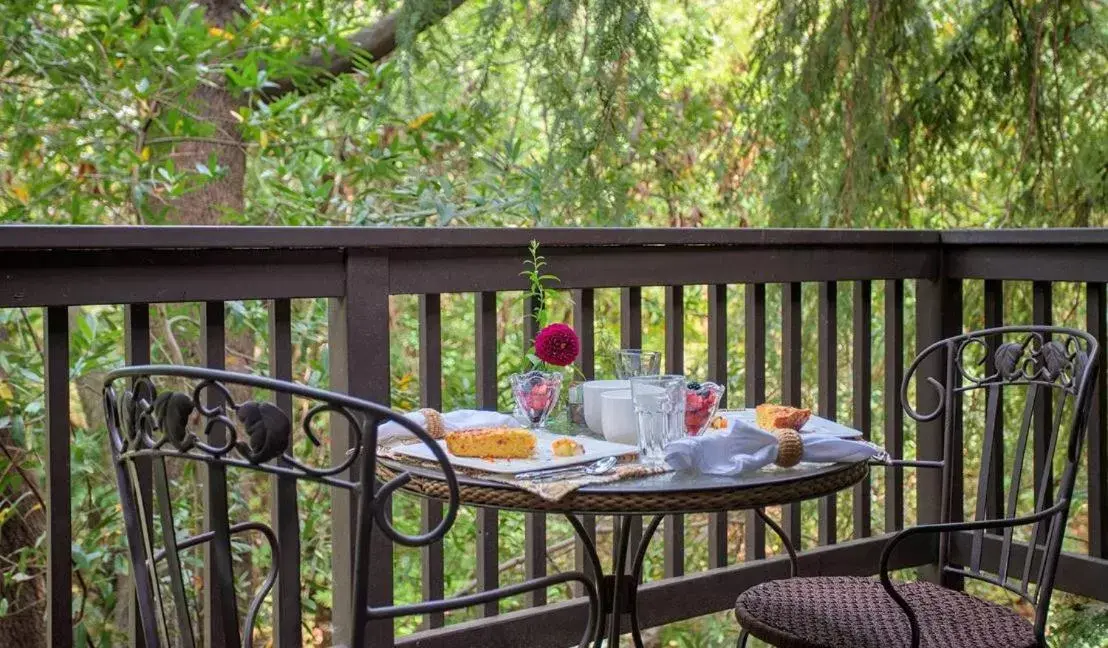 Patio in Candlelight Inn Napa Valley