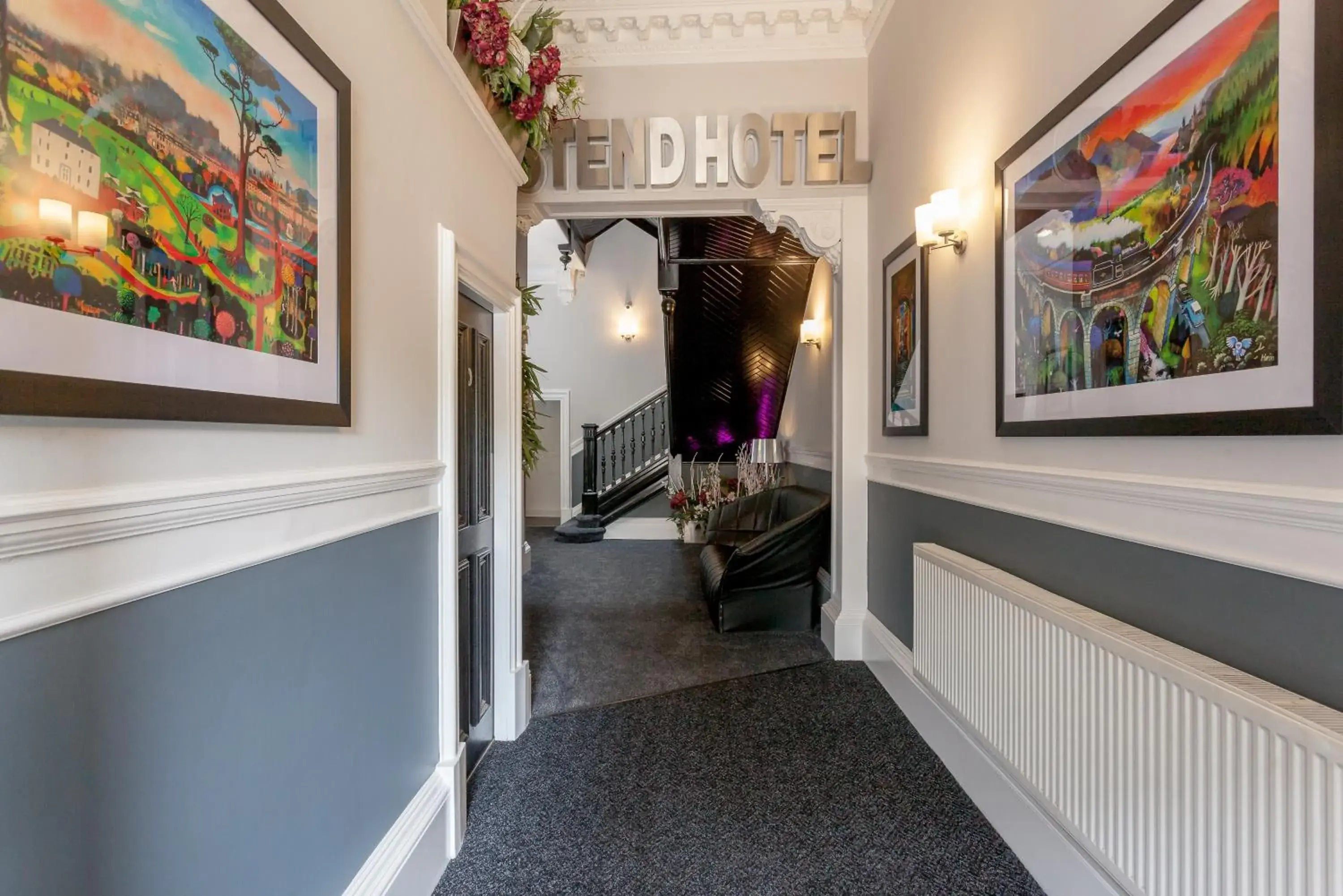 Lobby or reception in West End Hotel