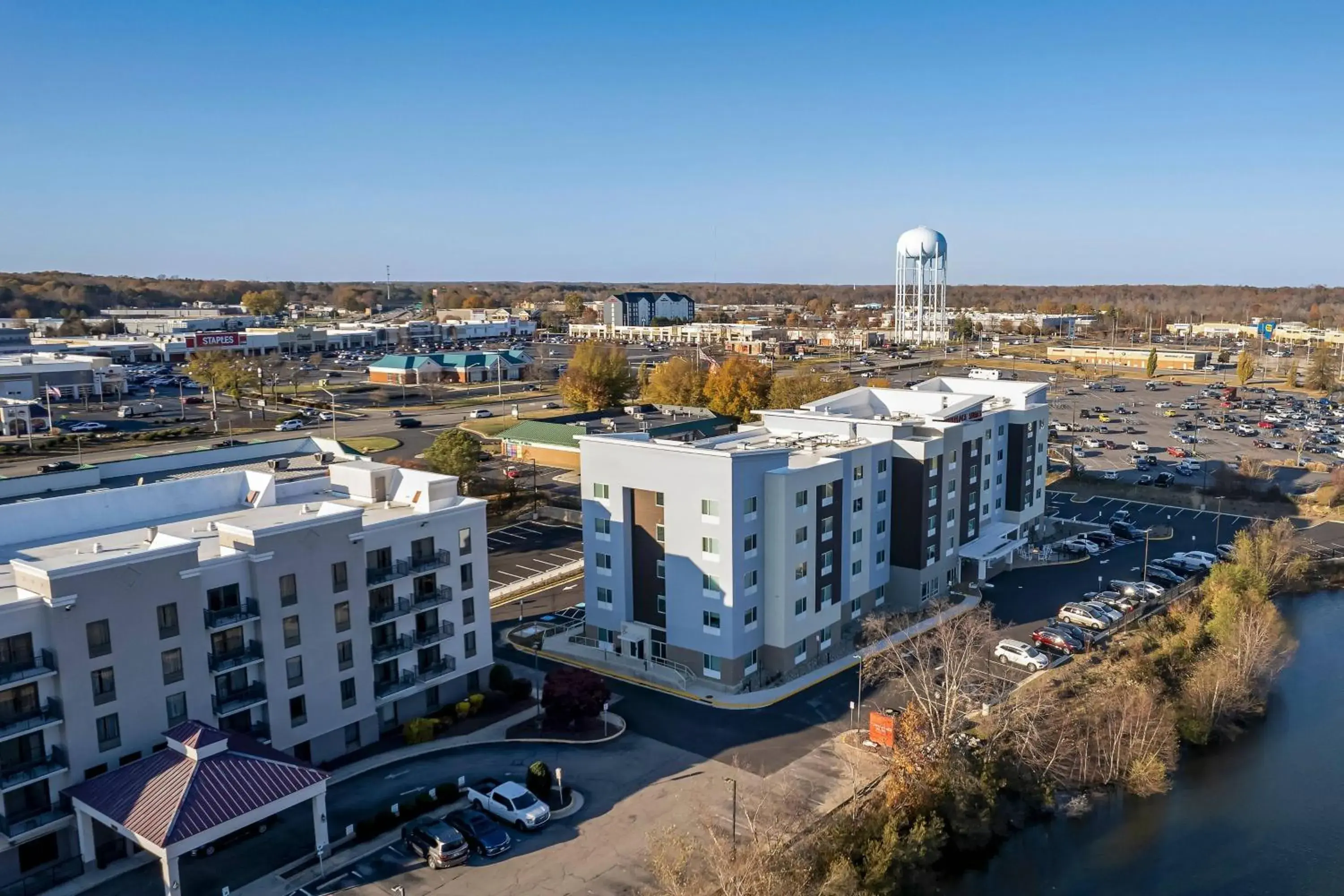 Property building, Bird's-eye View in TownePlace Suites by Marriott Richmond Colonial Heights