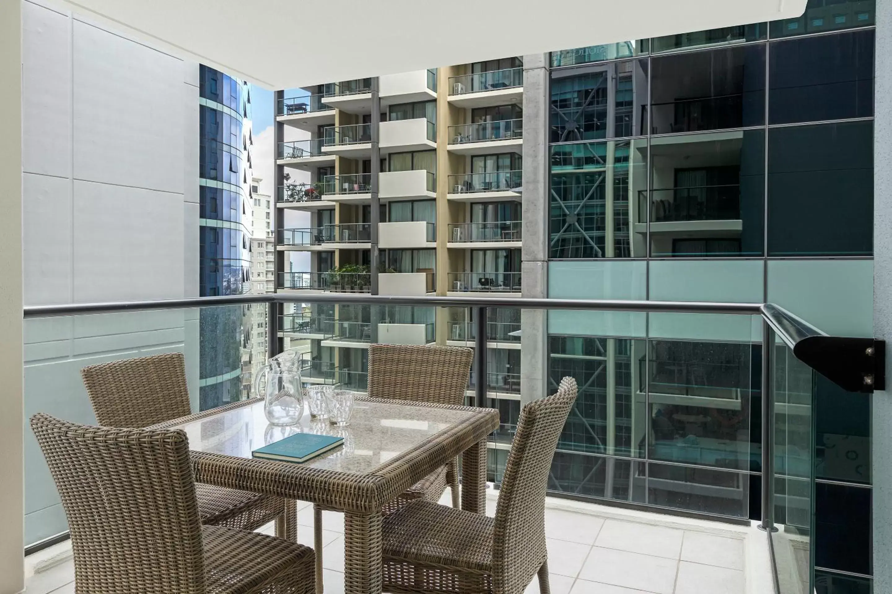 Balcony/Terrace in iStay River City Brisbane