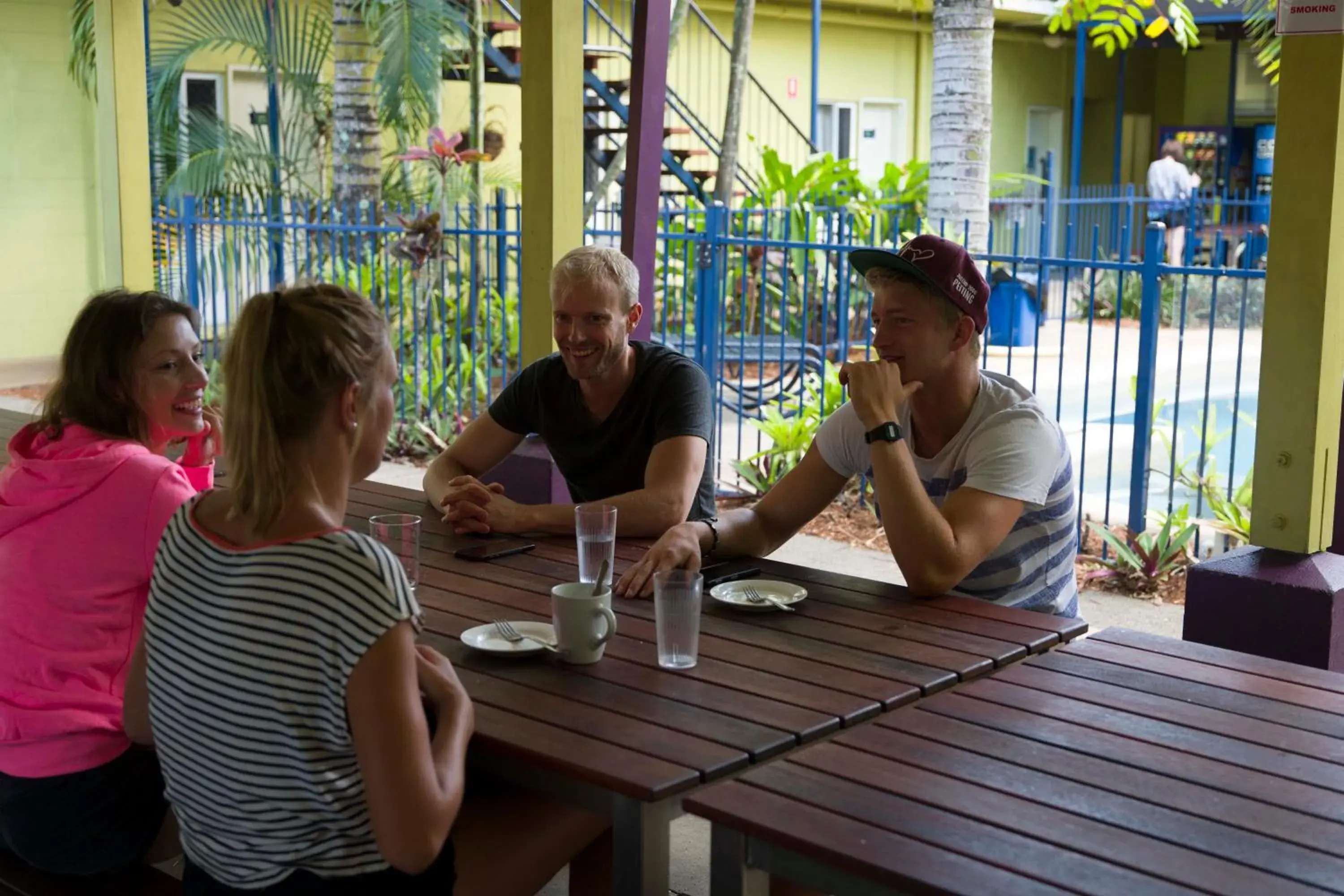 Patio in Cairns Central YHA