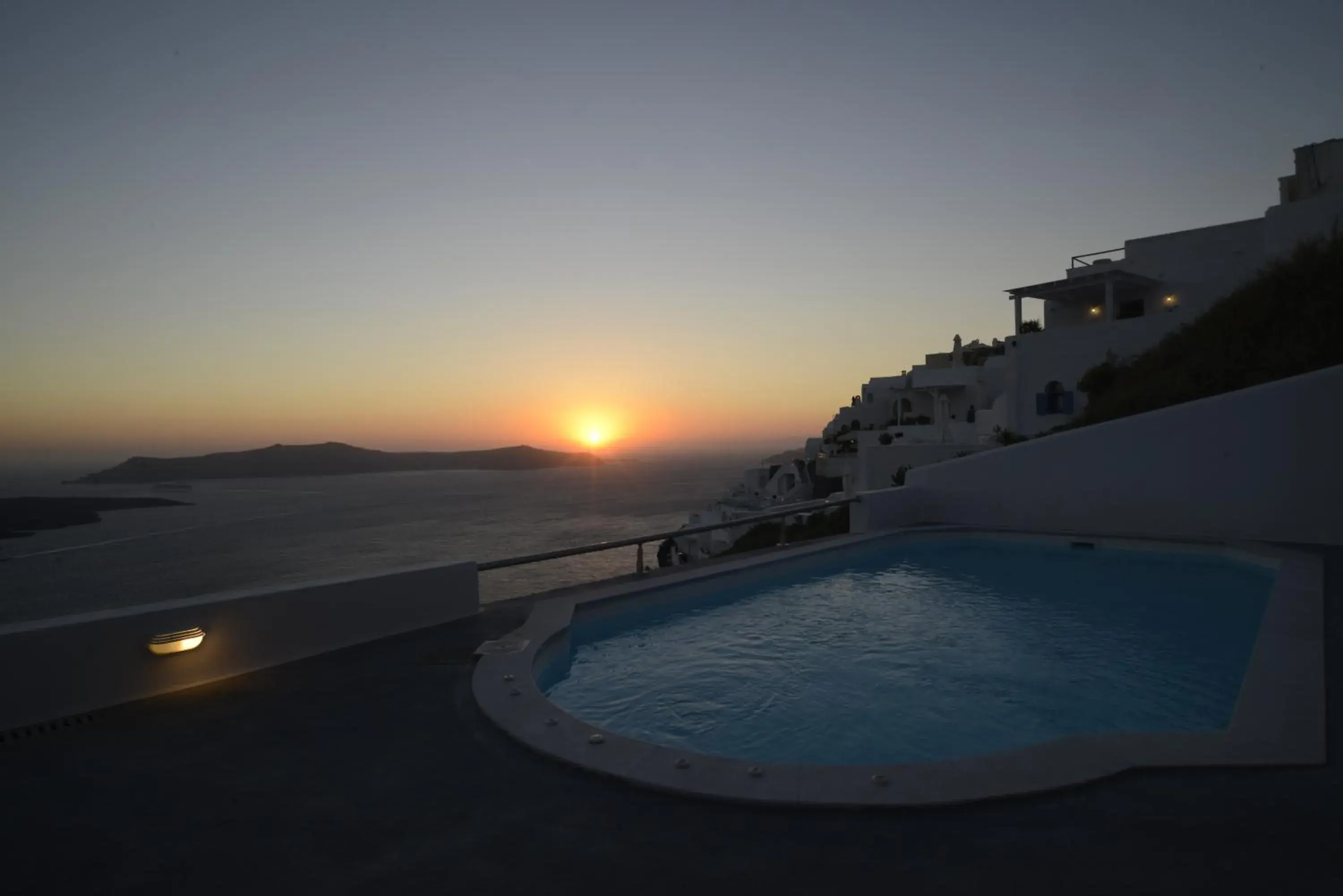 Property building, Swimming Pool in The Last Sunbeam