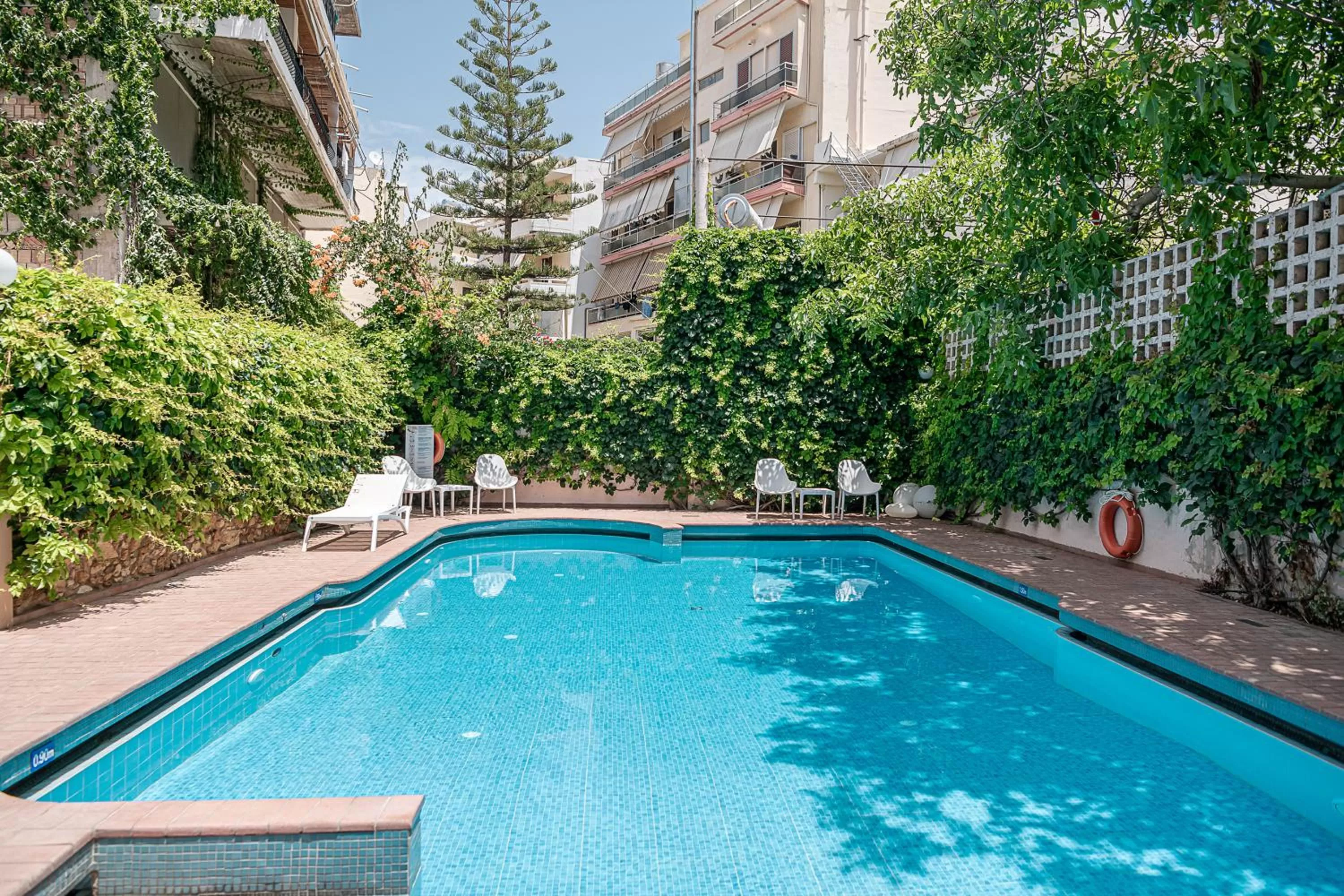 Pool view in Civitel Akali Hotel