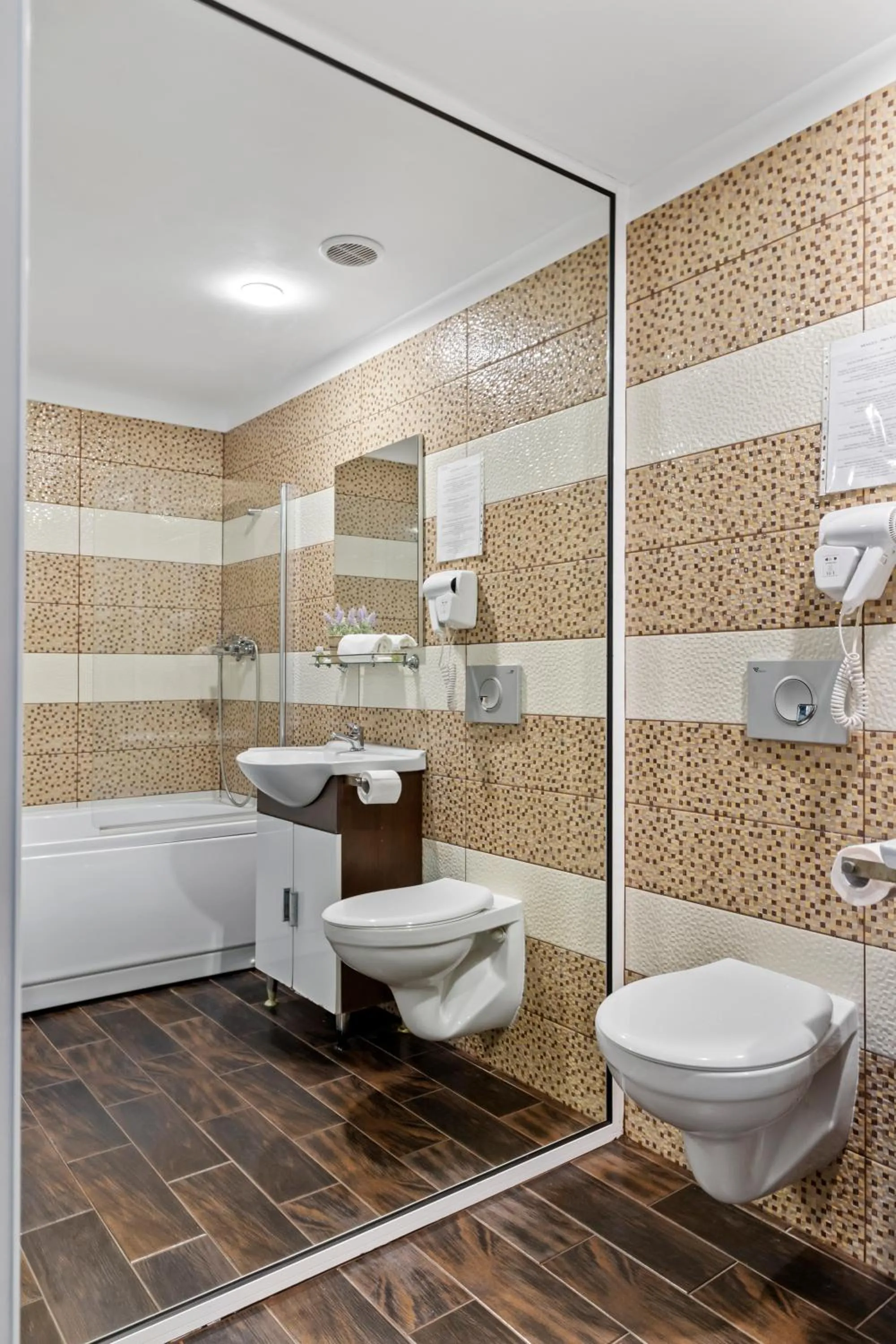 Shower in Hotel Charter Otopeni