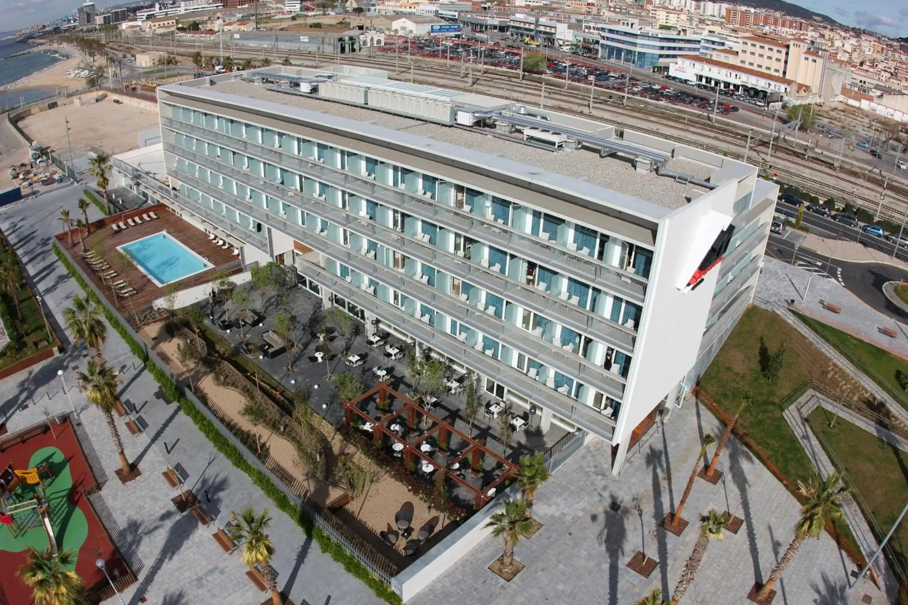 Facade/entrance, Bird's-eye View in Atenea Port Barcelona Mataró