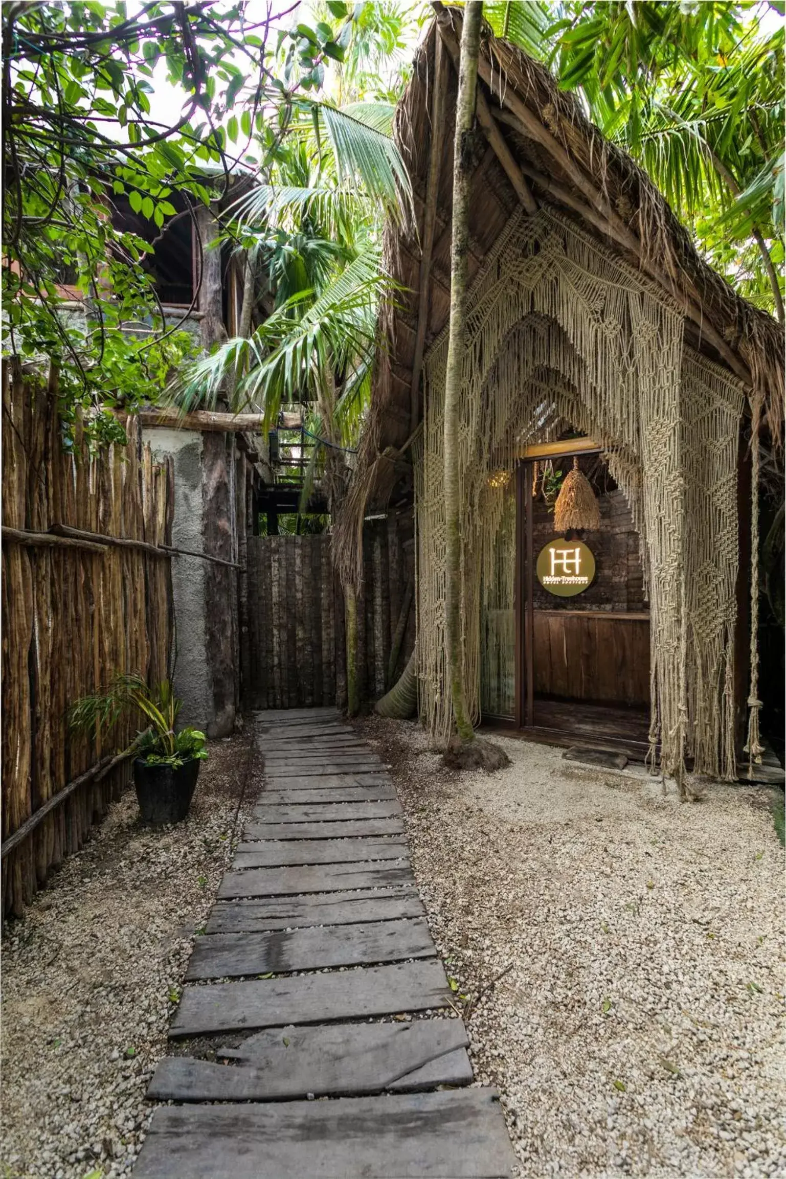 Facade/entrance, Property Building in Hidden Treehouse Tulum Eco-Hotel