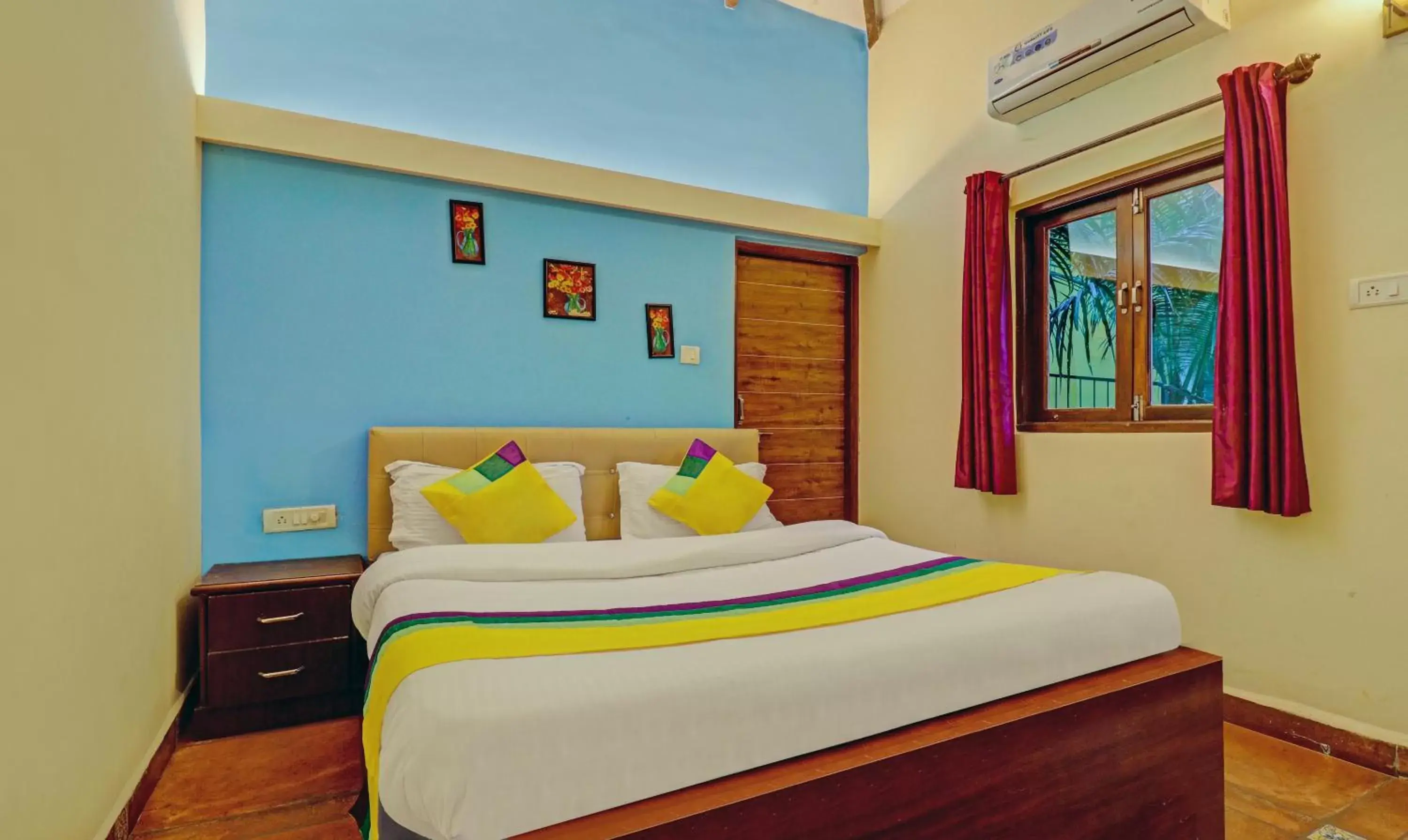 Bedroom, Bed in Itsy Hotels Vailankanni Natures Inn Bedroom, Bed in Itsy Hotels Vailankanni Natures Inn