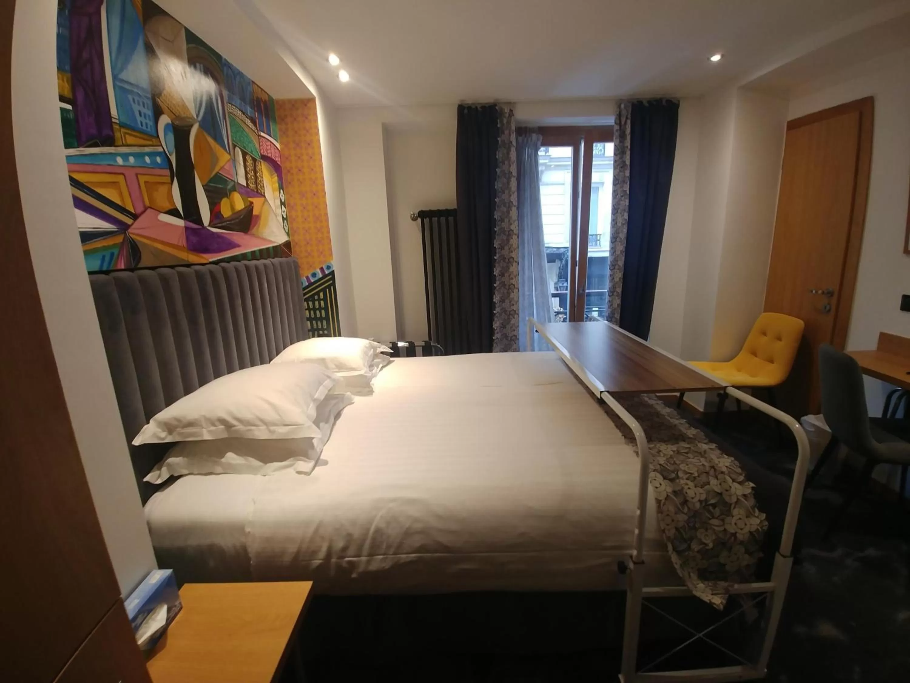 Decorative detail, Bed in Hotel Aida Opera