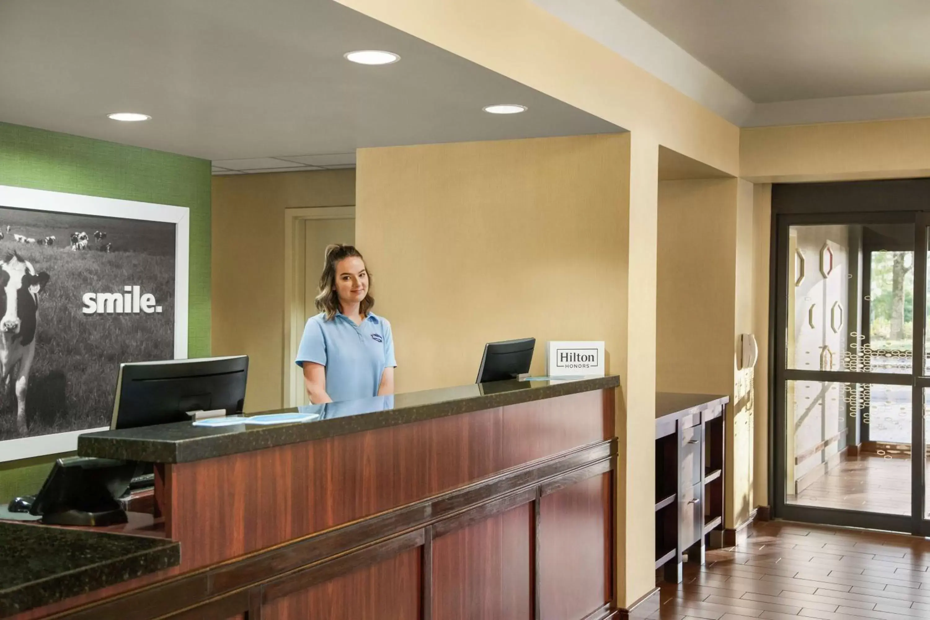 Lobby or reception, Lobby/Reception in Hampton Inn Portland Airport