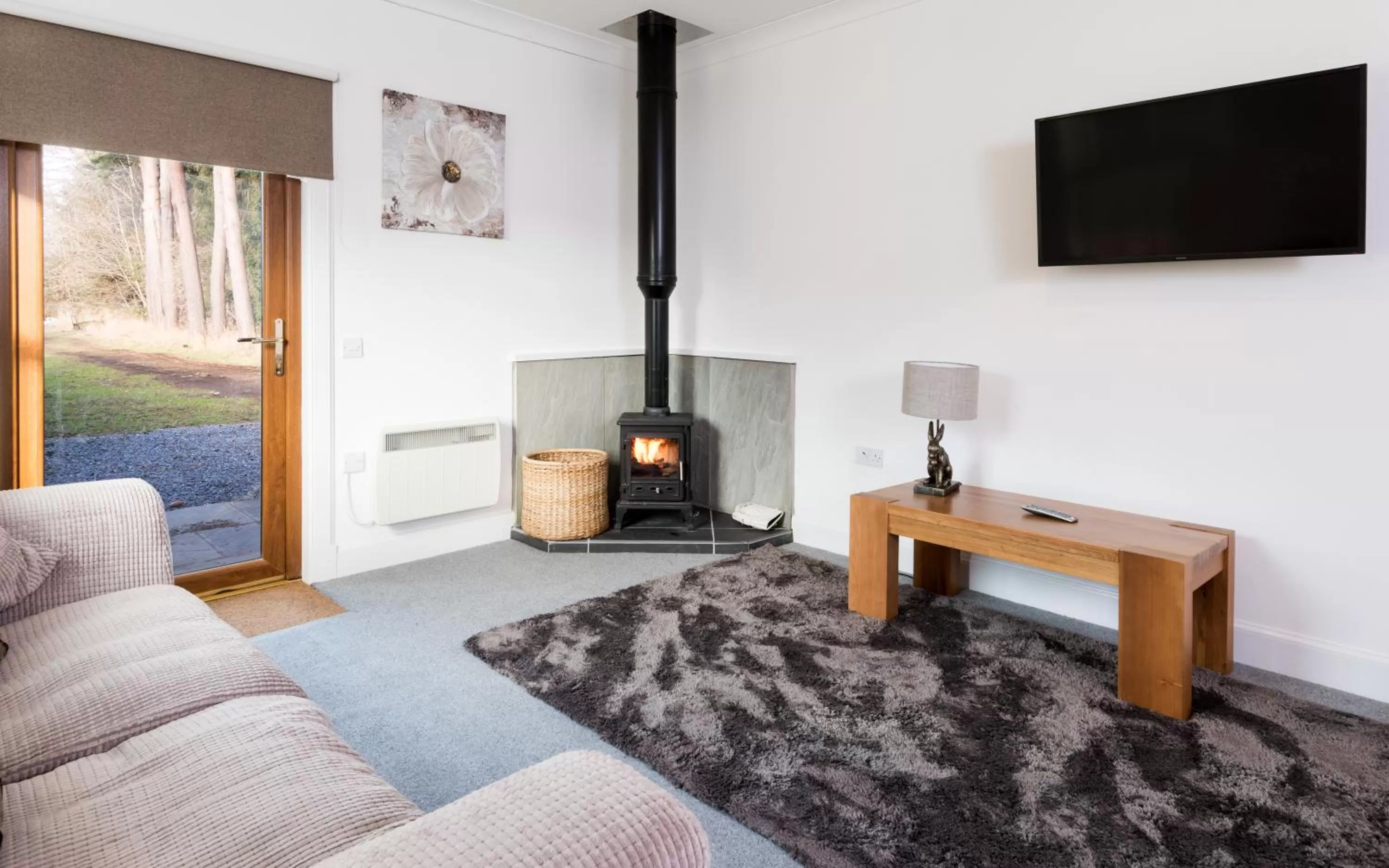 Communal lounge/ TV room in The Atholl Palace