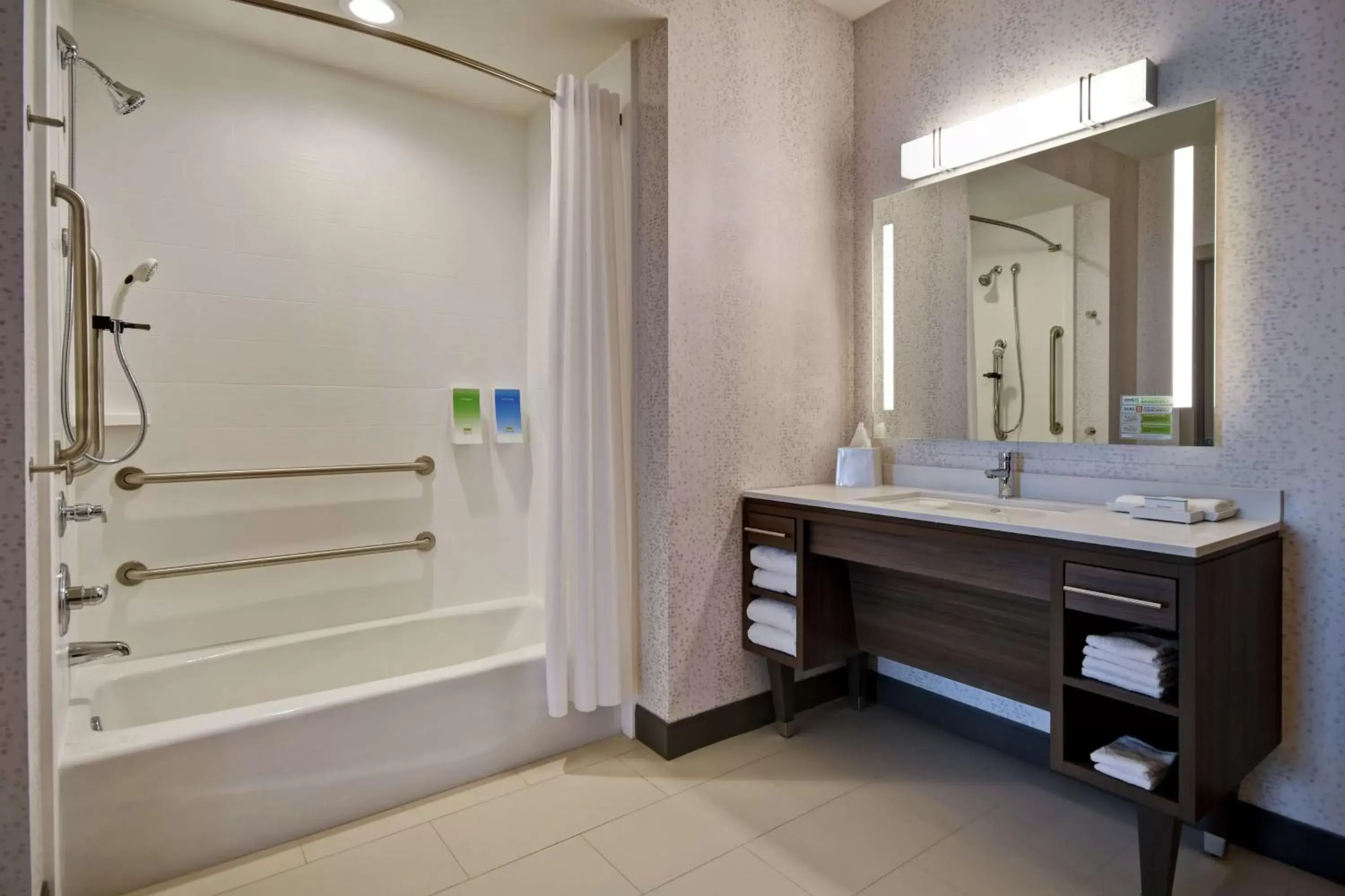 Bathroom in Home2 Suites by Hilton Wichita Northeast