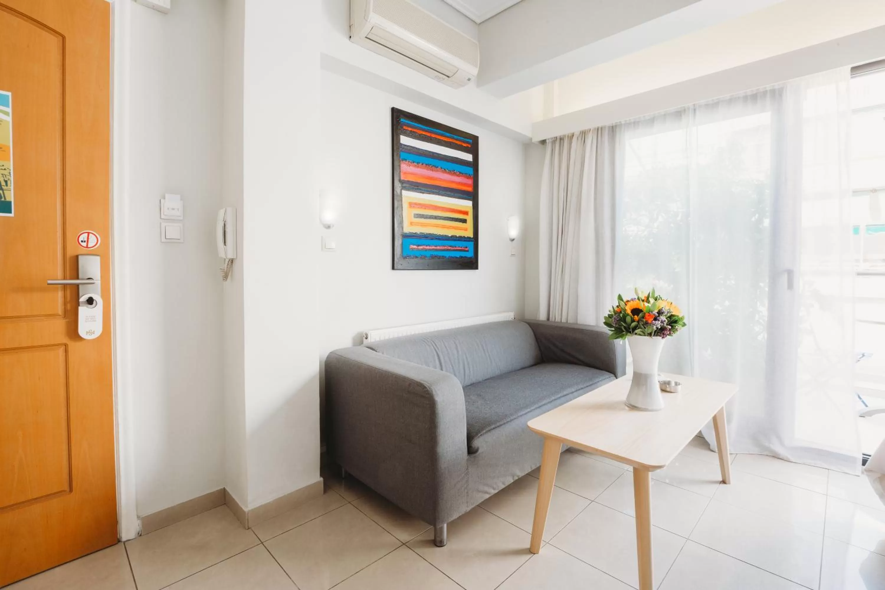 Living room in Athens Studios