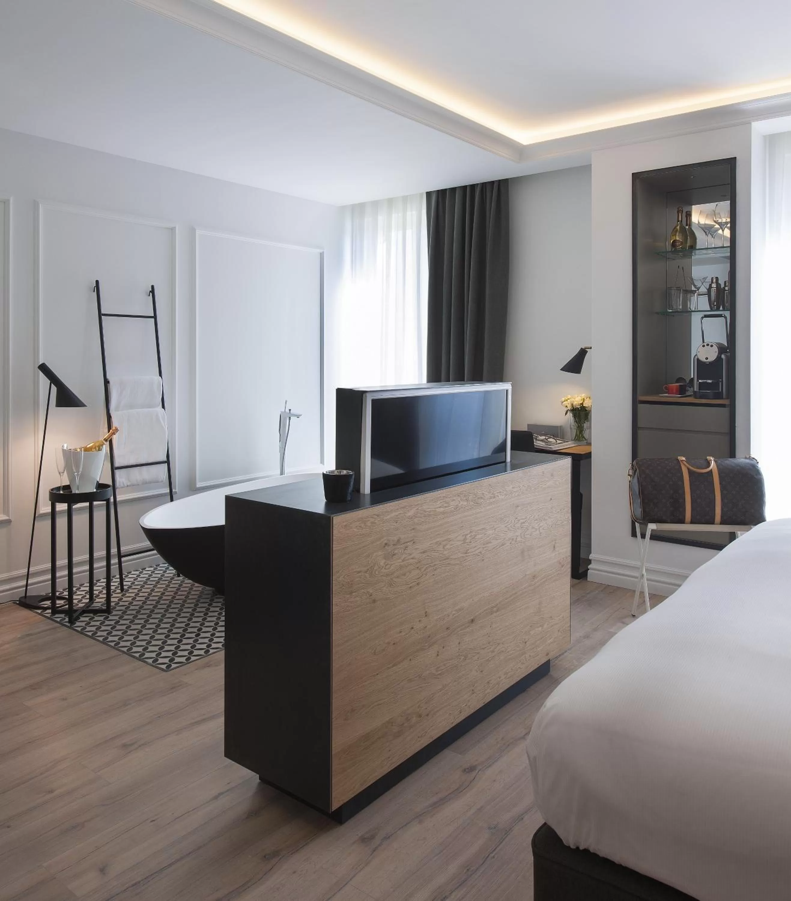 Bedroom, Bed in Serras Barcelona