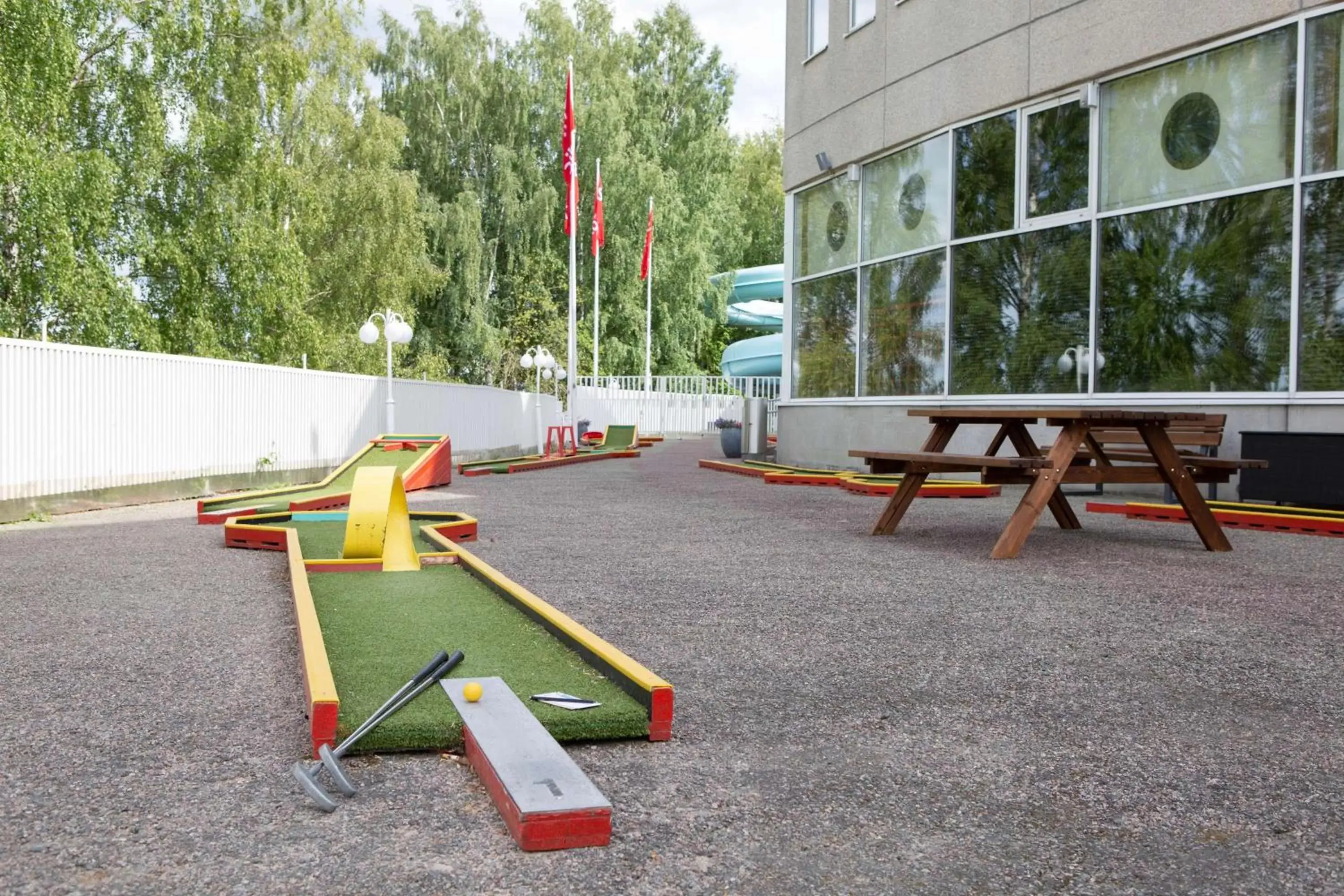 Minigolf, Children's Play Area in Scandic Eden Nokia