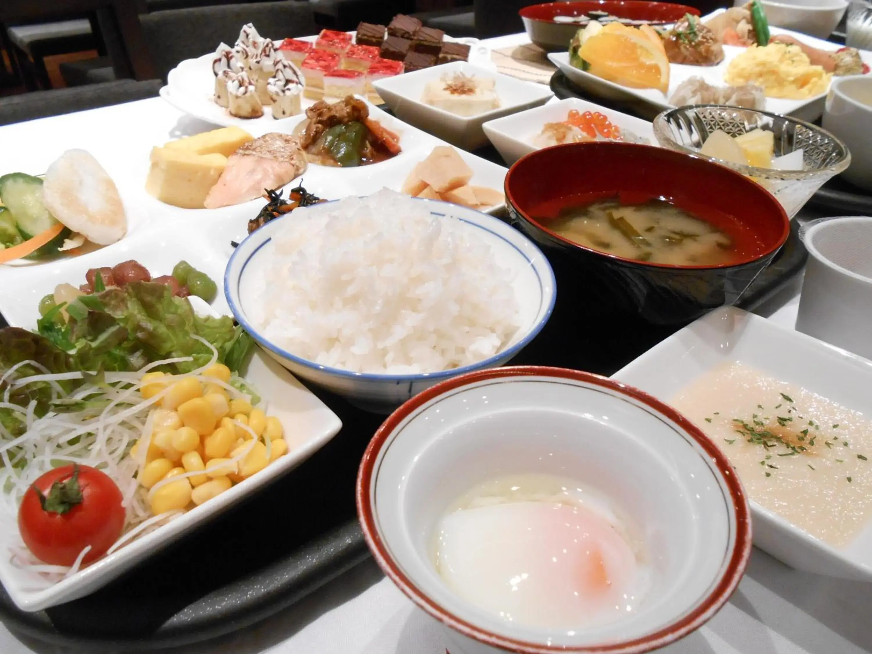 Buffet breakfast in Hotel Crown Hills Sendai Aoba-dori