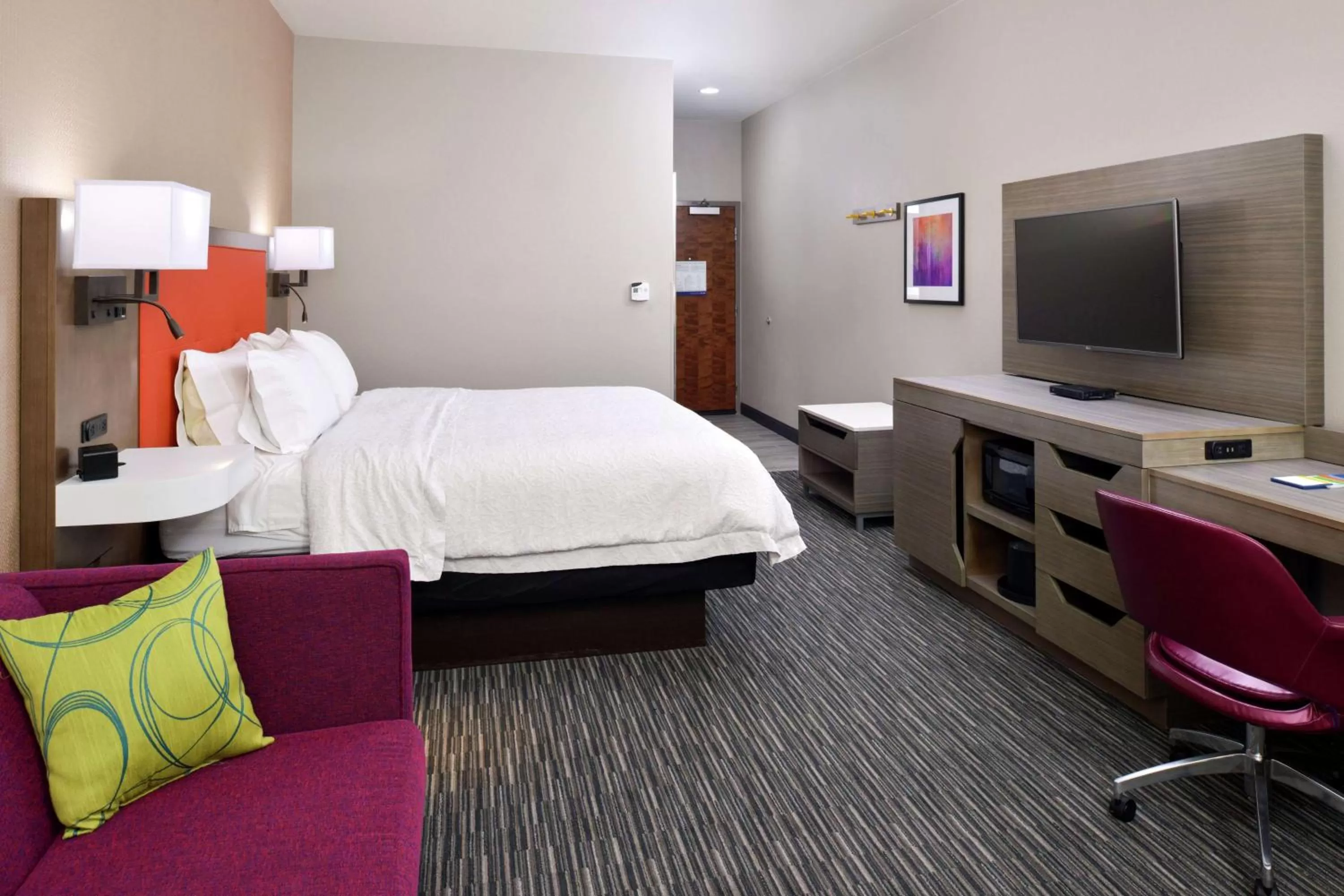 Bedroom, Bed in Hampton Inn Fort Stockton