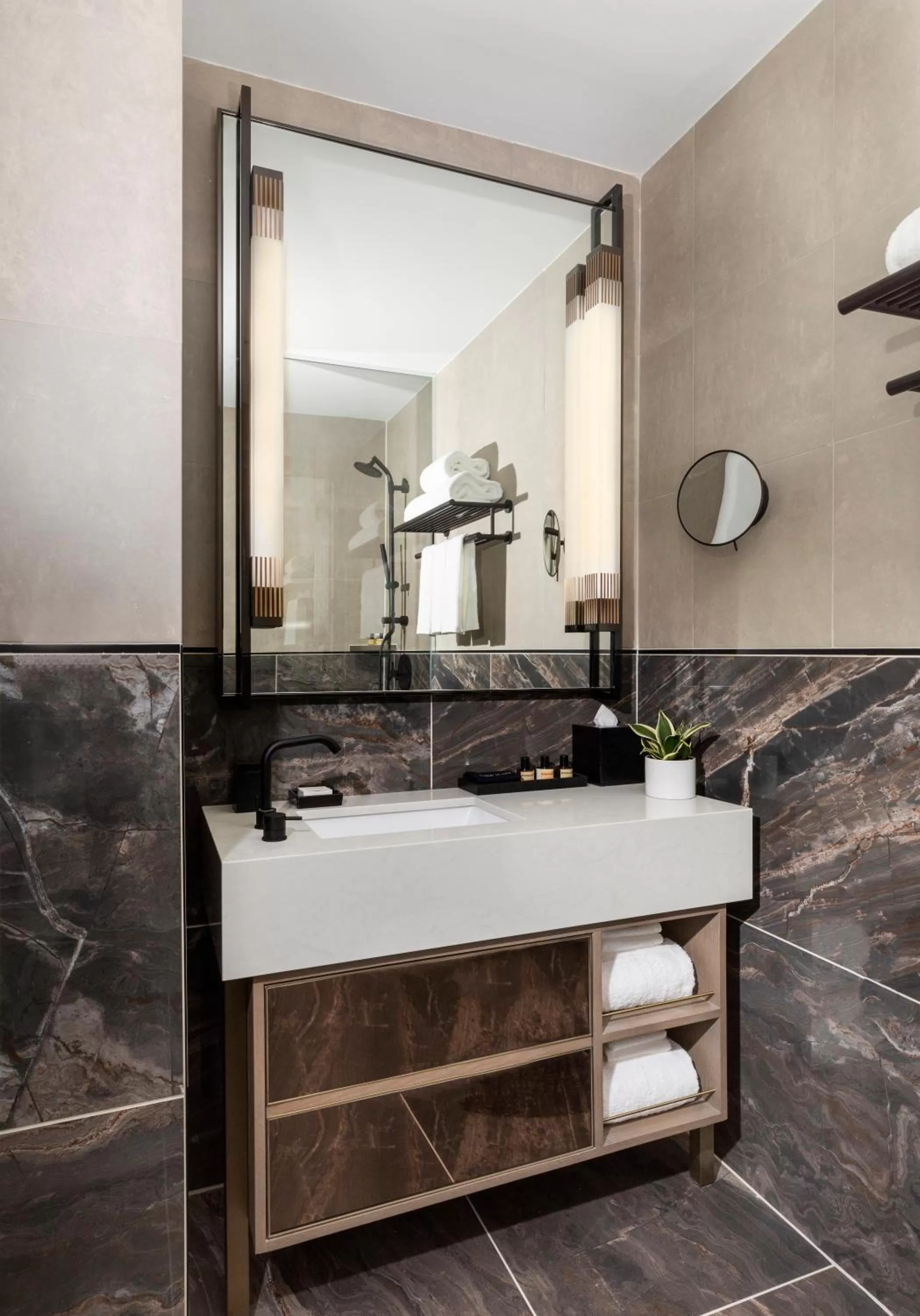 Bathroom in Thompson Central Park New York, by Hyatt