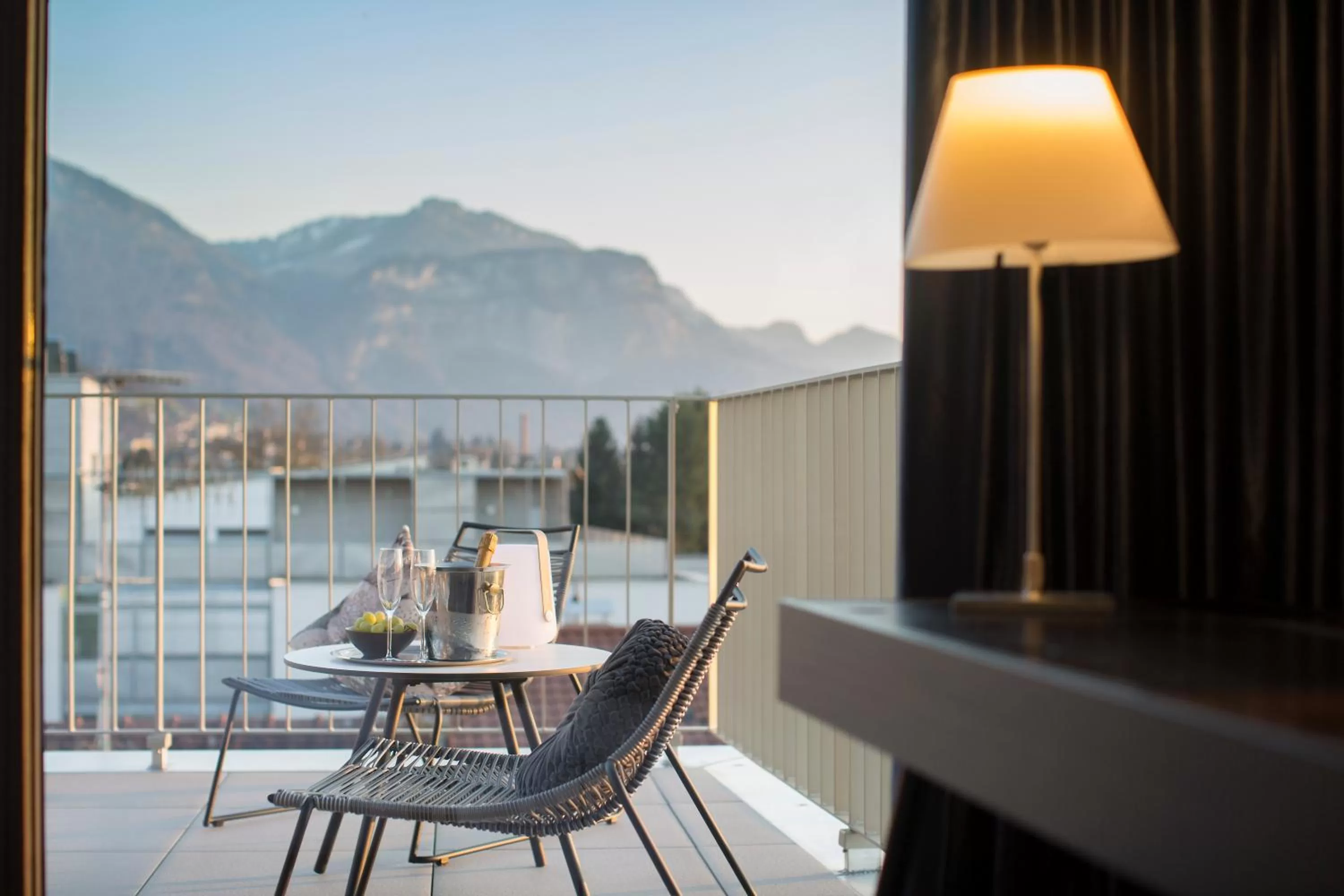 Balcony/Terrace in hirschen dornbirn - das boutiquestyle hotel - skyrelax & wellness im rooftop