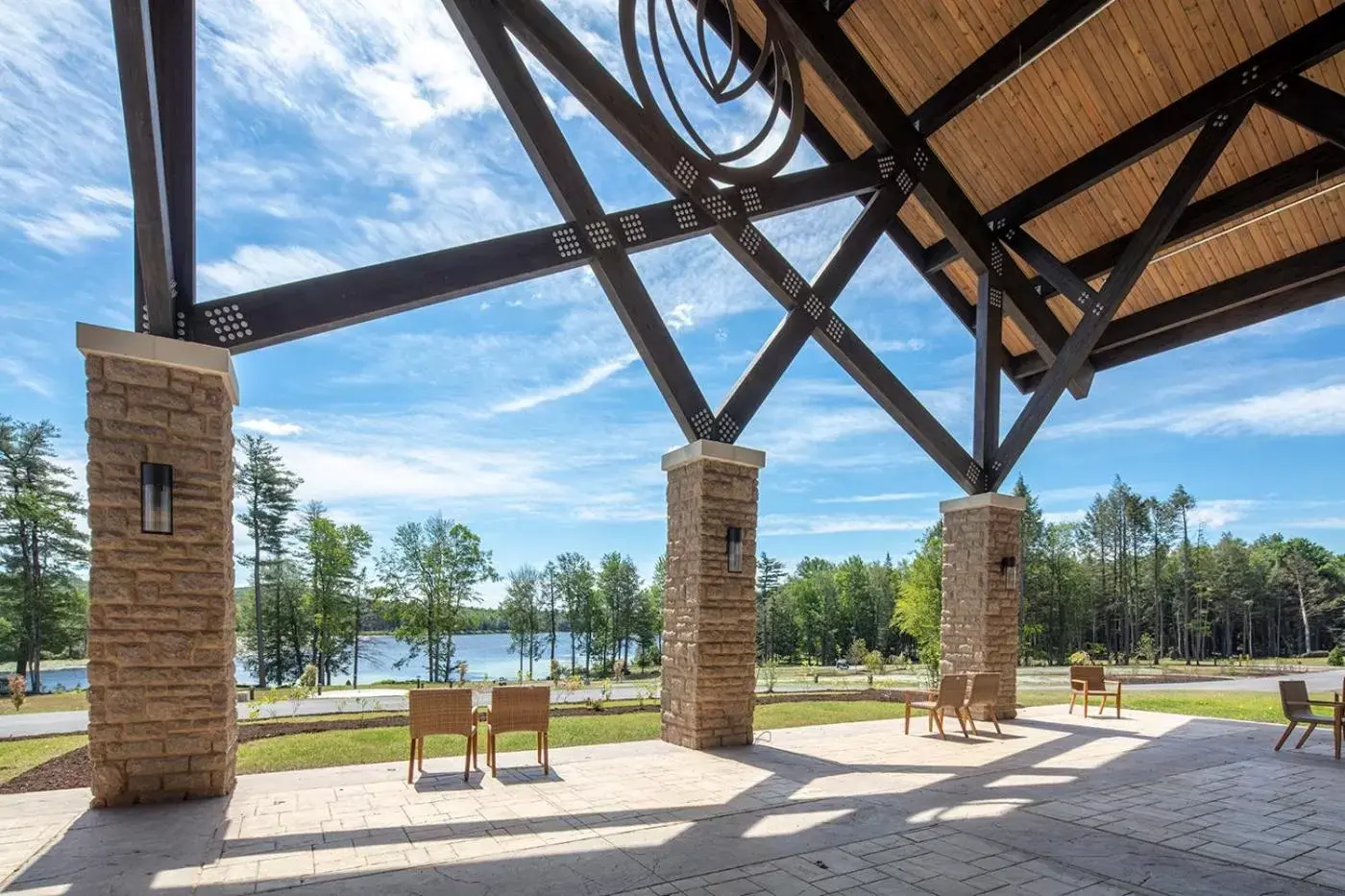 Patio in YO1 Longevity & Health Resorts, Catskills