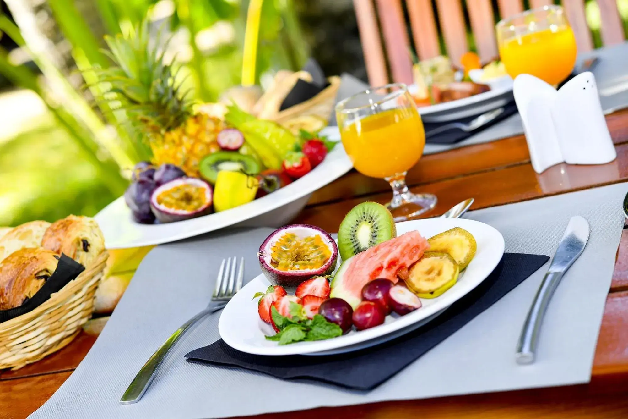 Food close-up in Relais de l’Hermitage Saint-Gilles