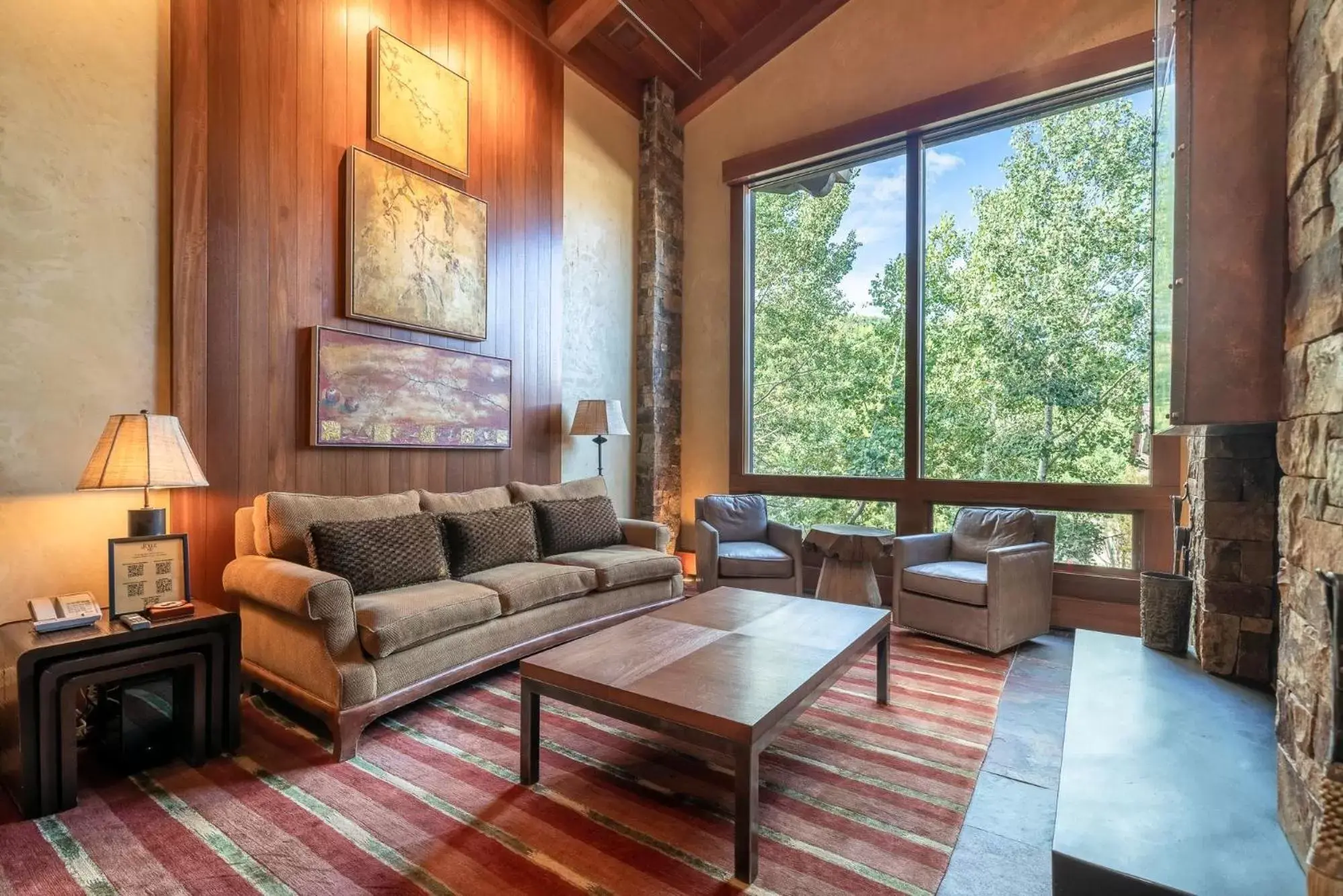 Living room, Seating Area in Lodge at Vail Condominiums