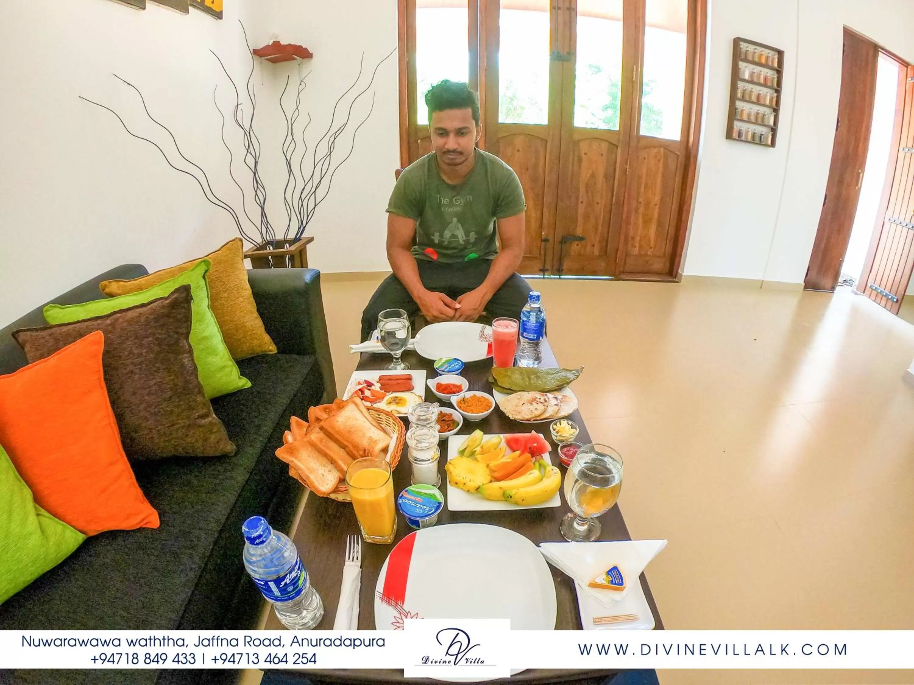 Food and drinks in Divine Villa