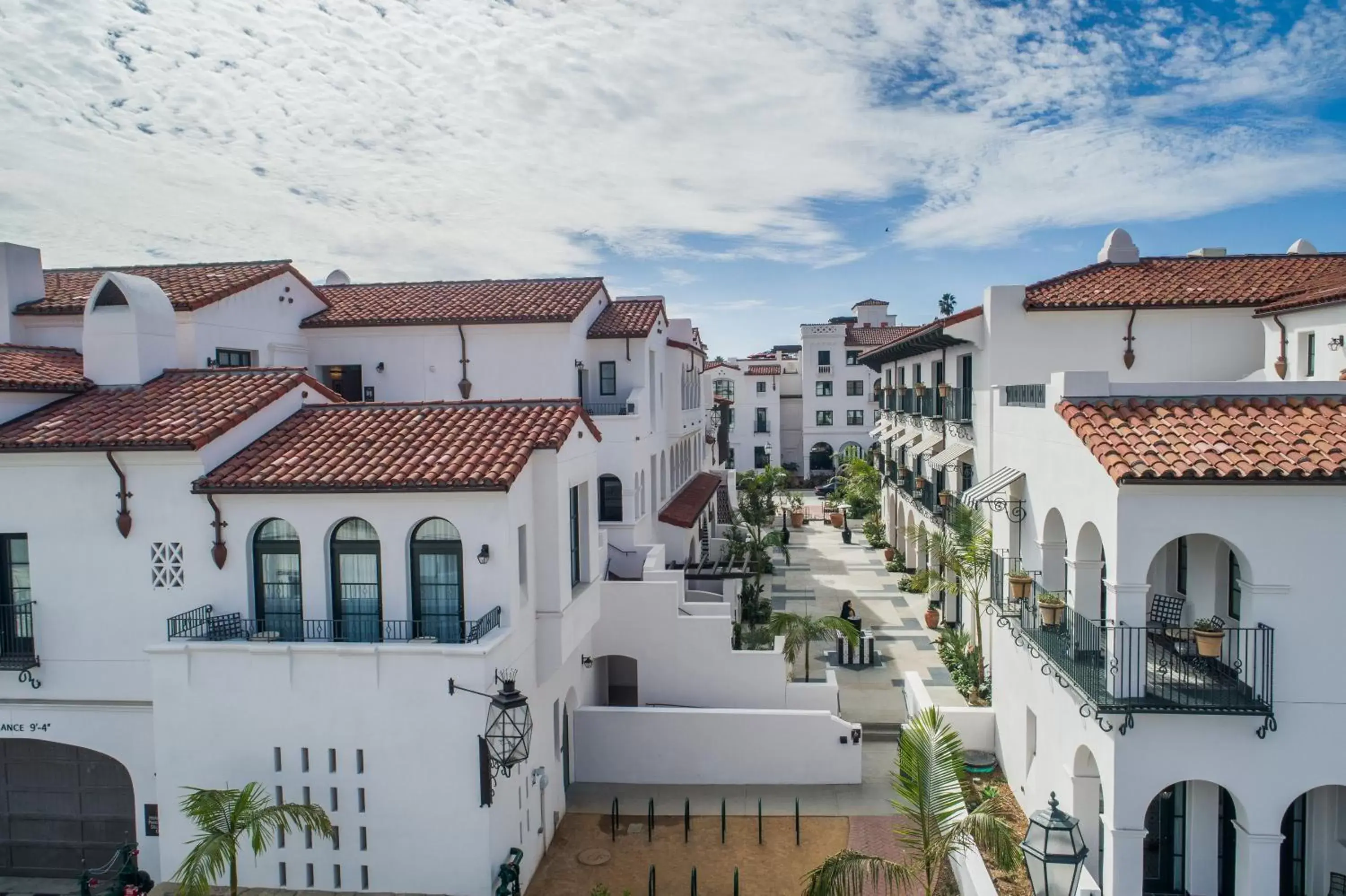 Bird's eye view in Hotel Californian