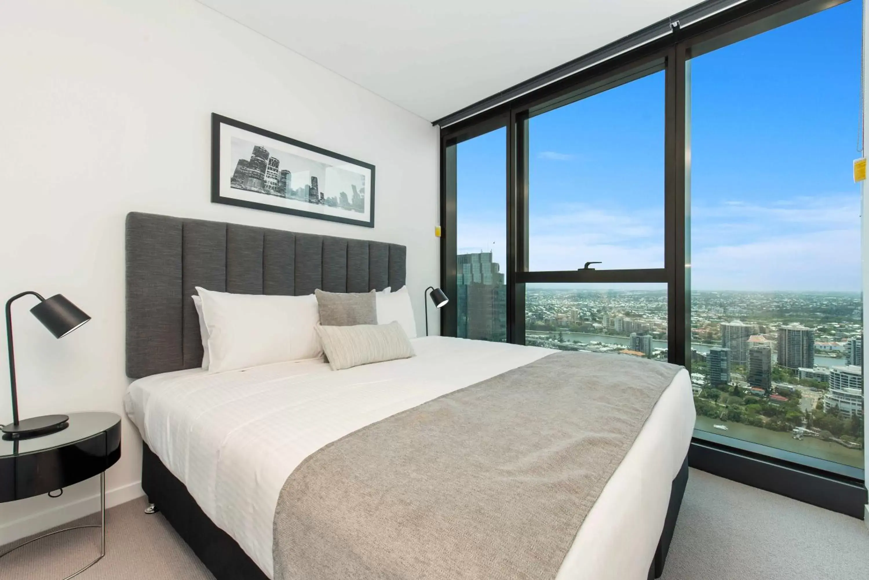 Bed in Brisbane Skytower by CLLIX