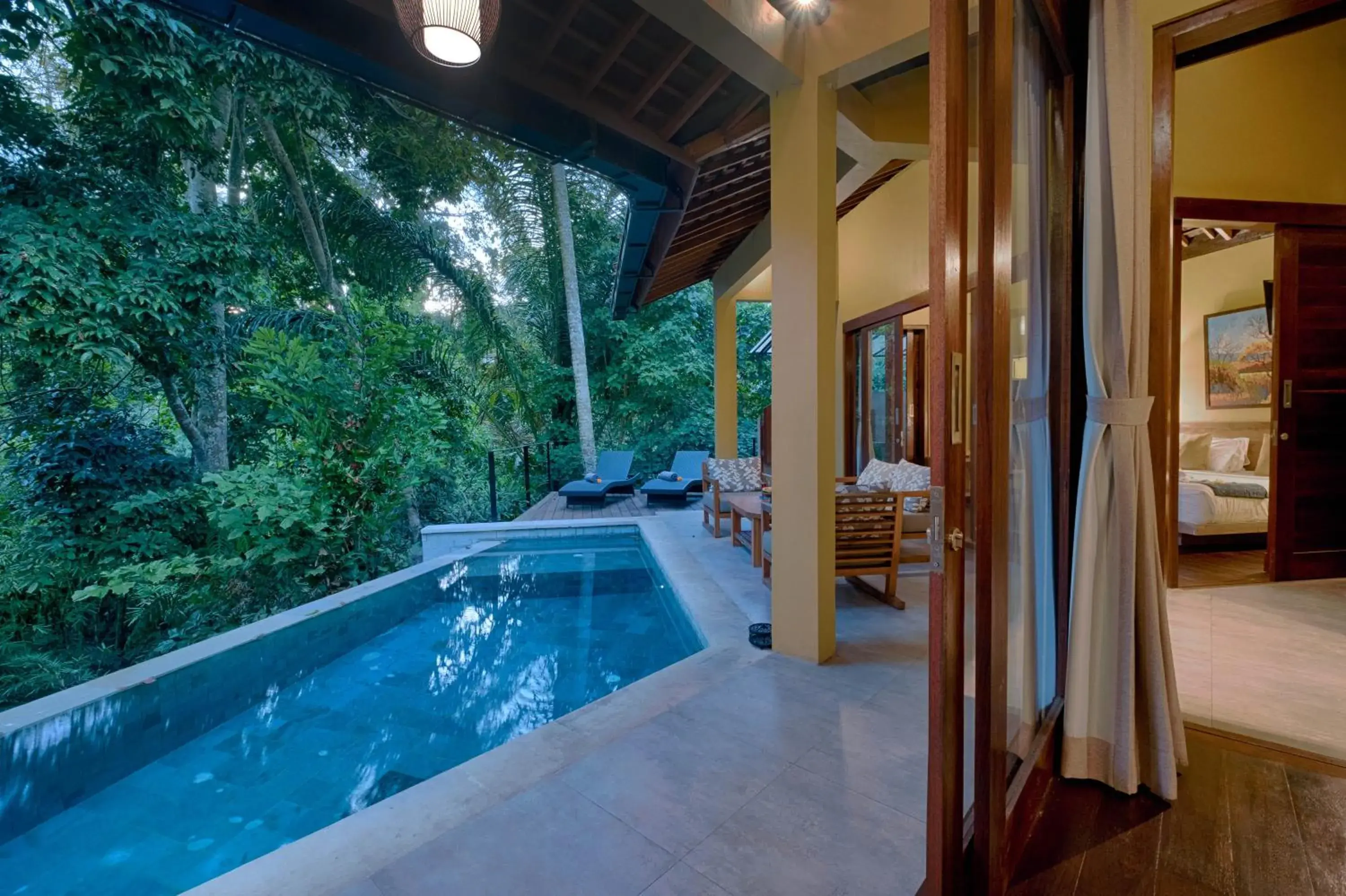 Pool view, Swimming Pool in Samkhya Villa Ubud