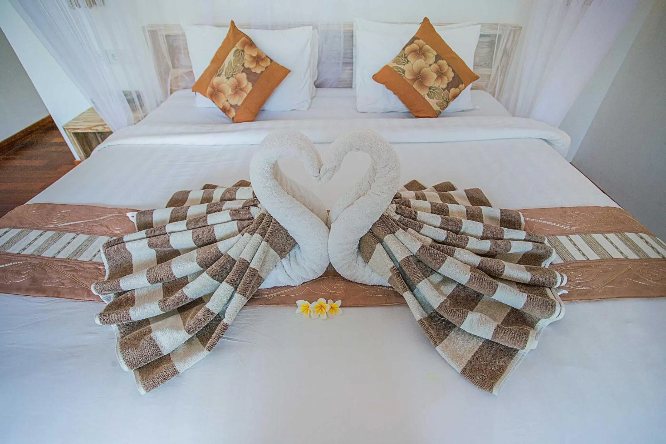 Bed in Sanghyang Bay Villas