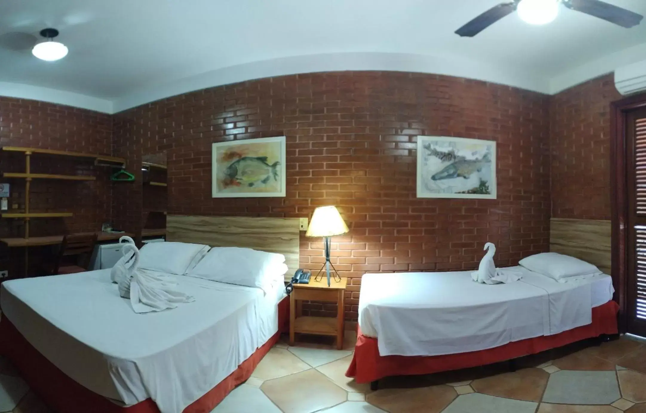 Bed in Hotel Pirá Miúna