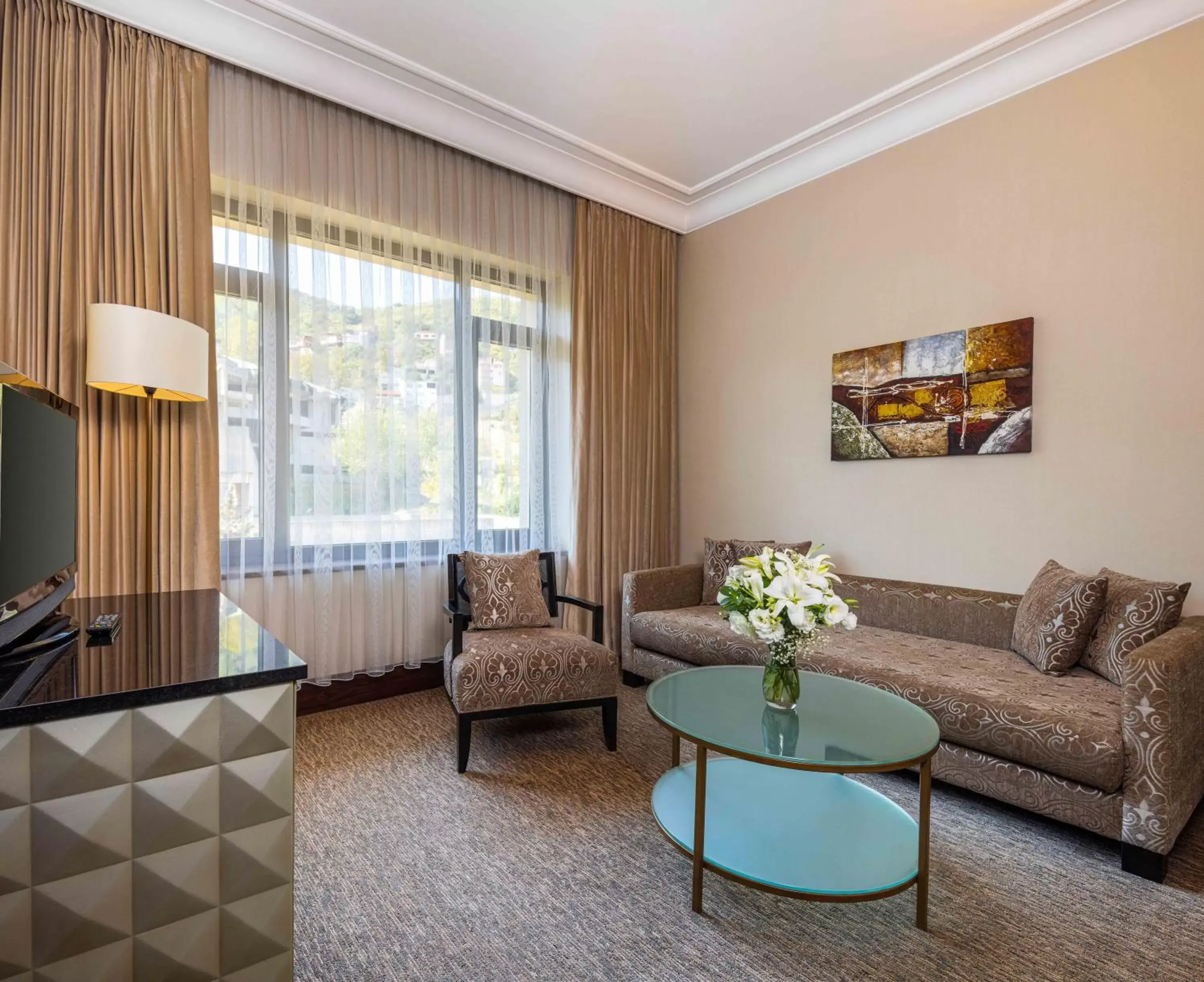 Living room, Seating Area in Hotel Çelik Palas Convention Center & Thermal SPA