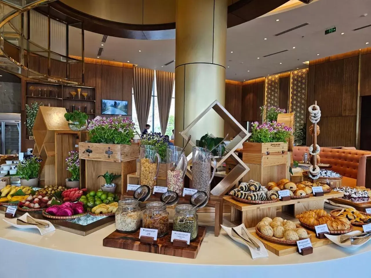 Breakfast, Food in Wyndham Grand KN Paradise Cam Ranh